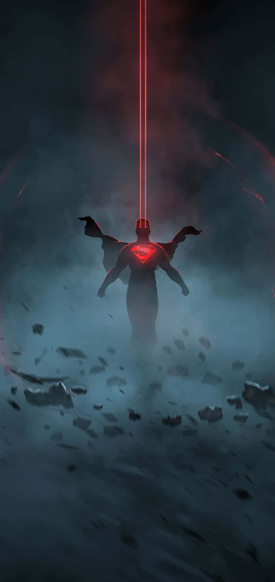 909x1920 Download free Superman Laser Beam