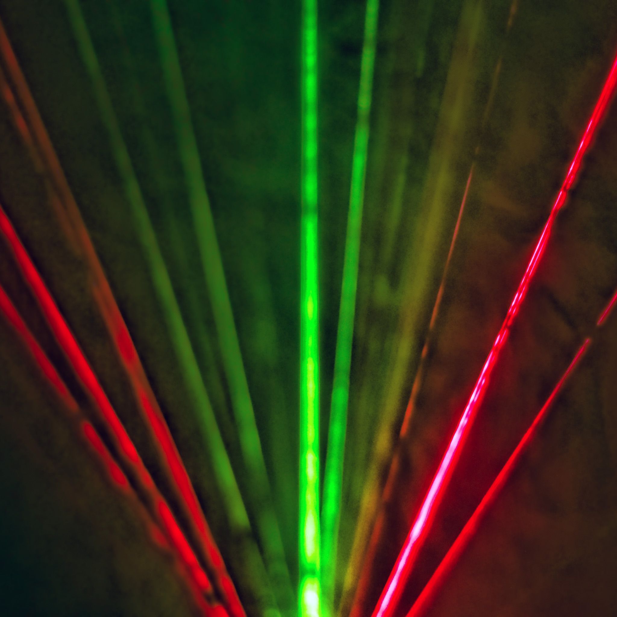 2048x2048 Colorful Lasers iPad Wallpaper