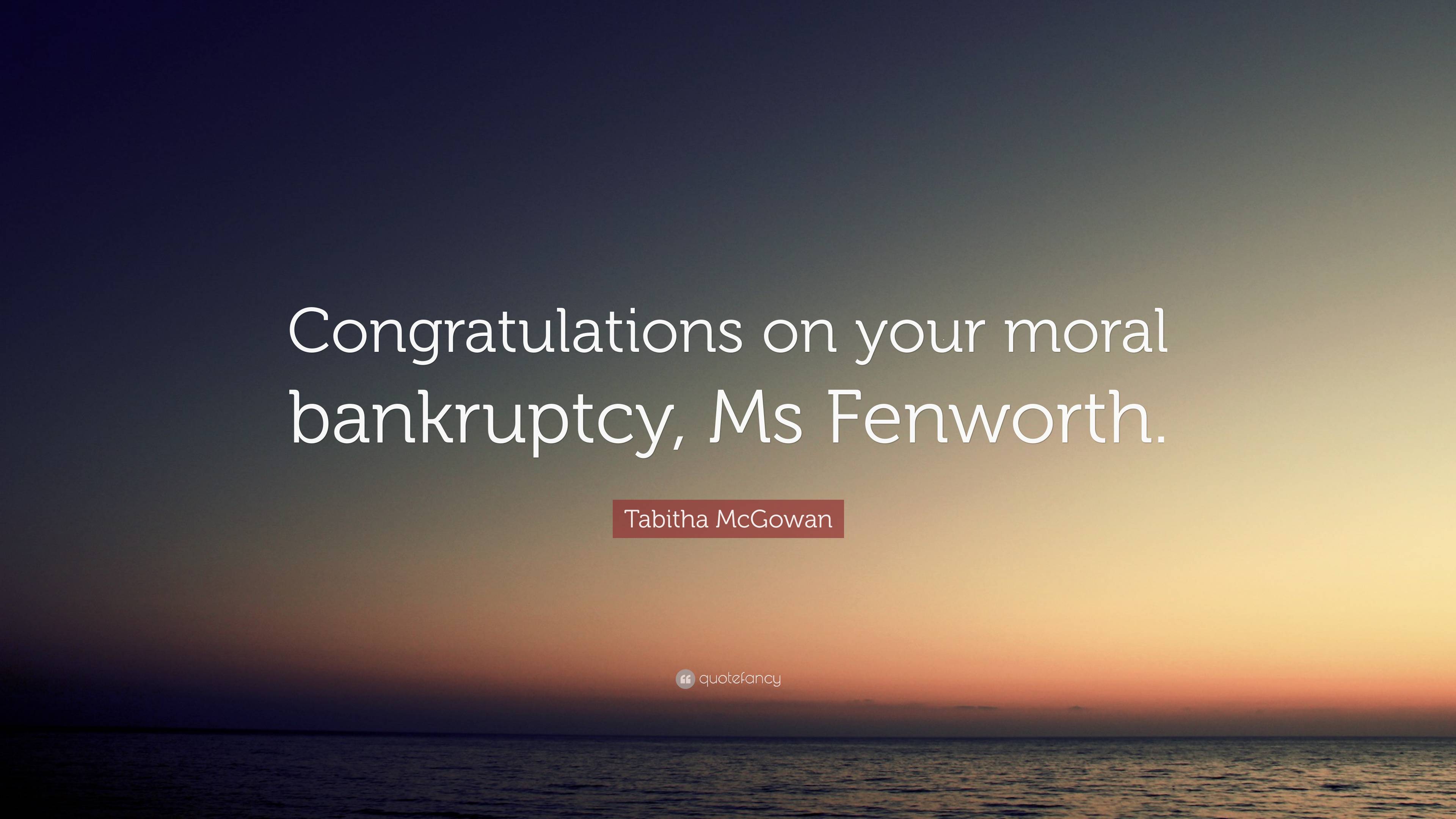 3840x2160 Tabitha McGowan Quote: “Congratulations