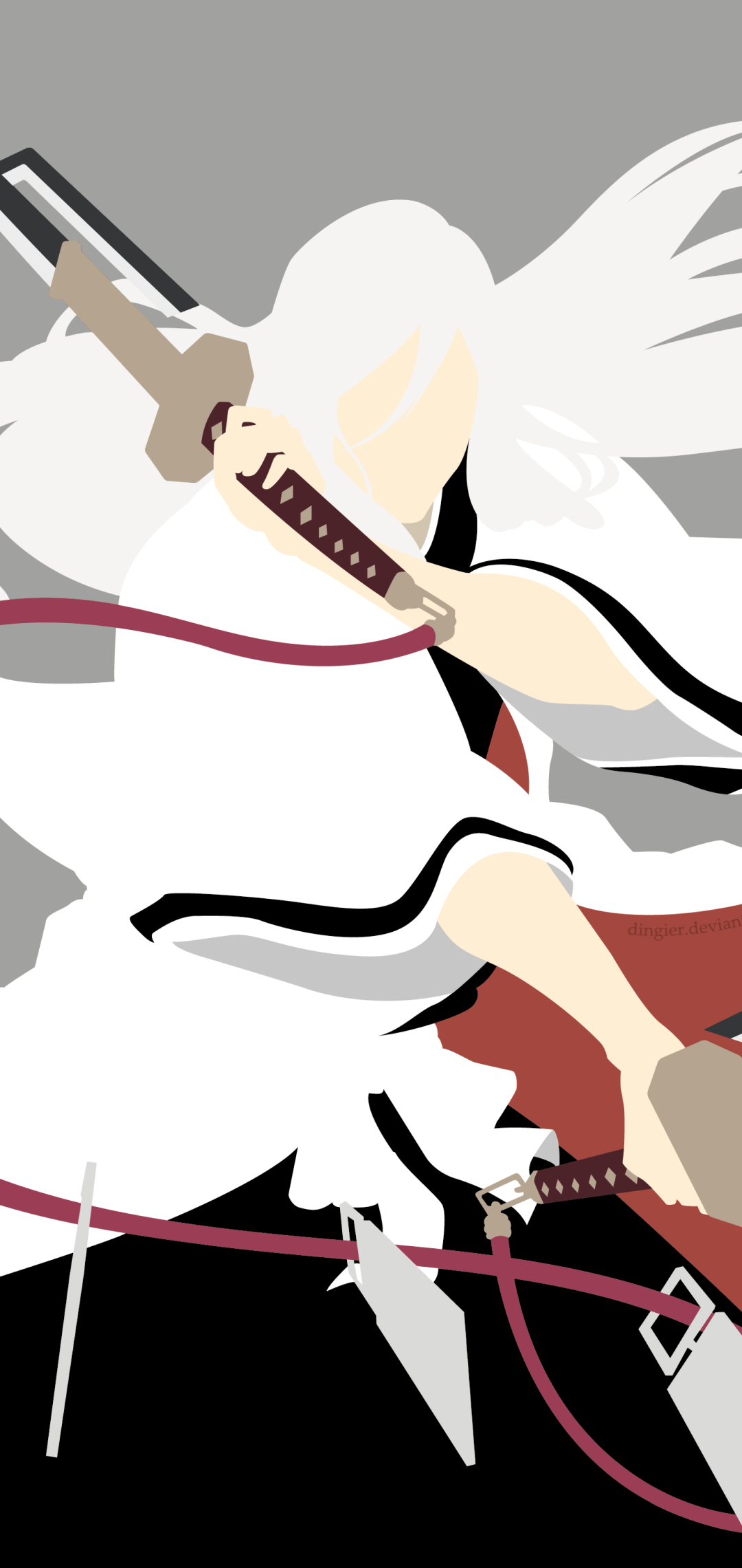 1080x2280 Jūshirō Ukitake Phone Wallpaper