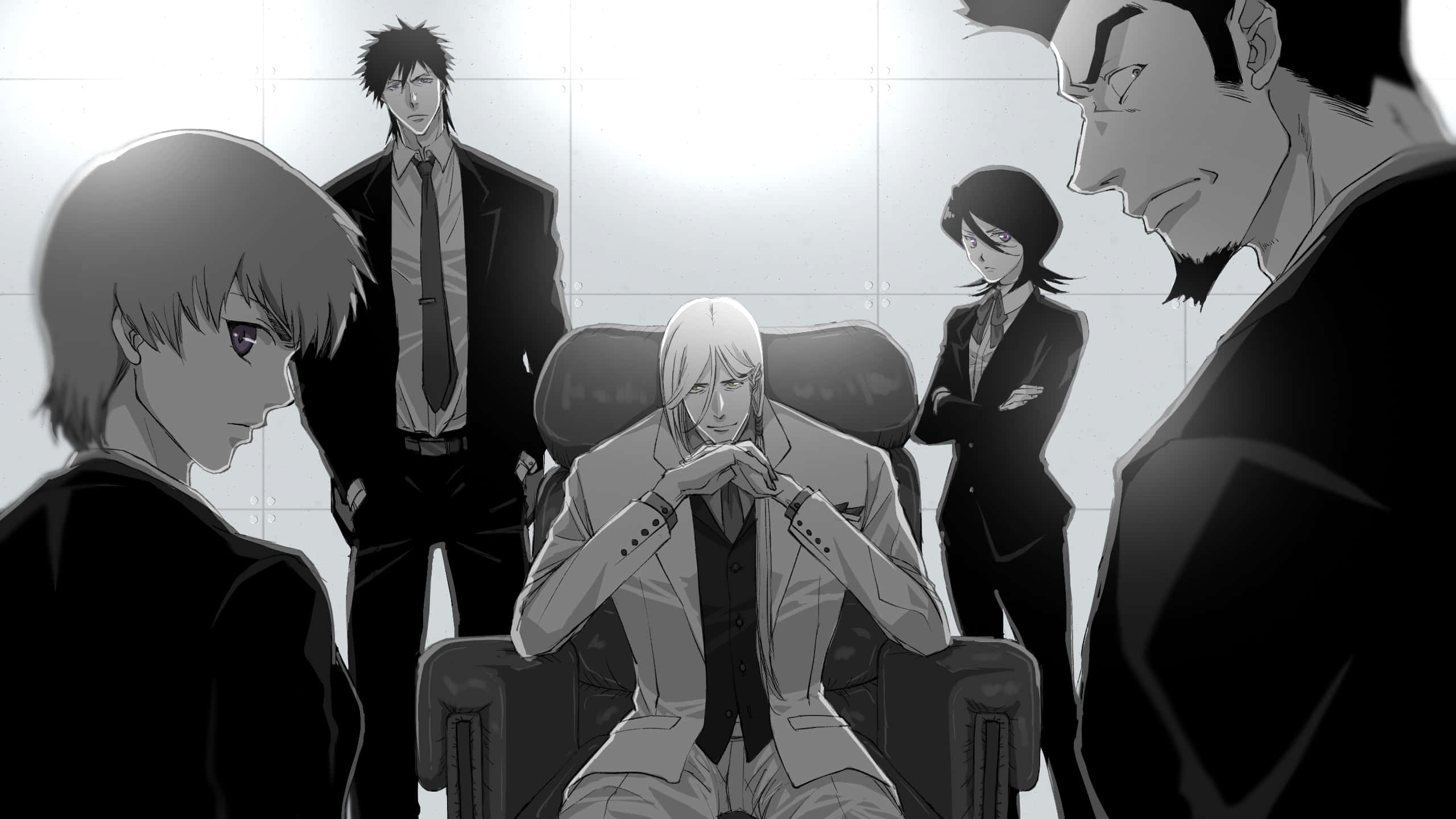 2560x1440 Gotei 13 Soul Reapers Wallpaper