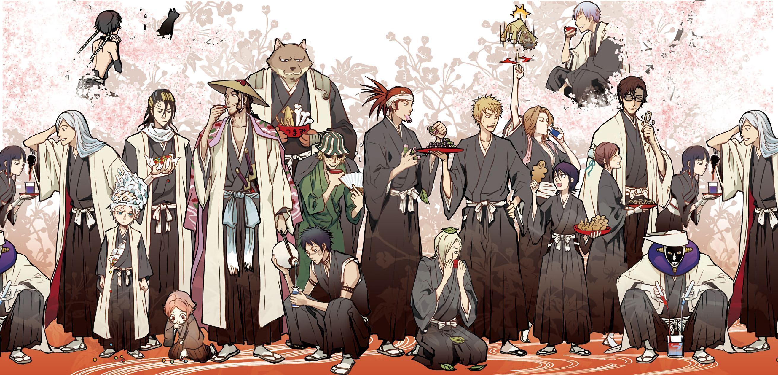 2624x1264 Download Jūshirō Ukitake wallpaper