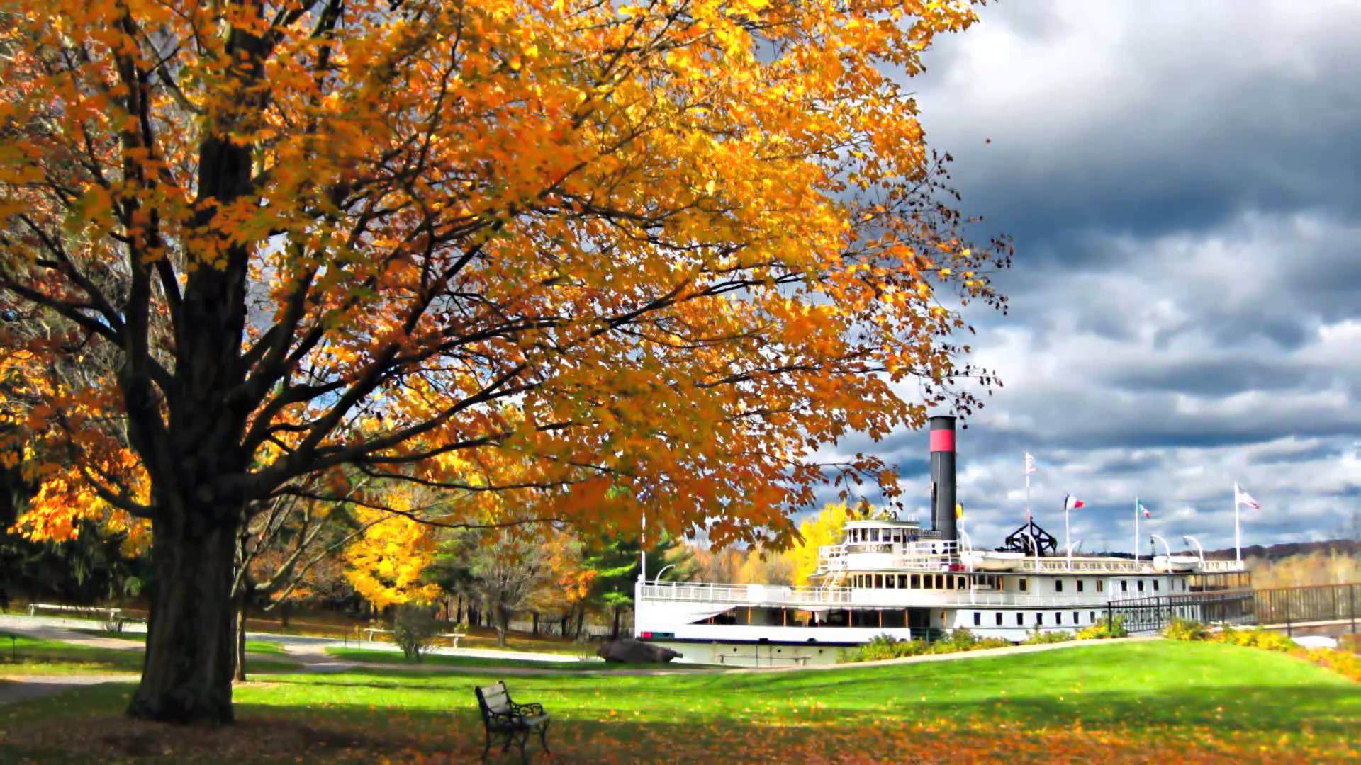 1920x1080 Free photo: autumn scene, Rural, Season