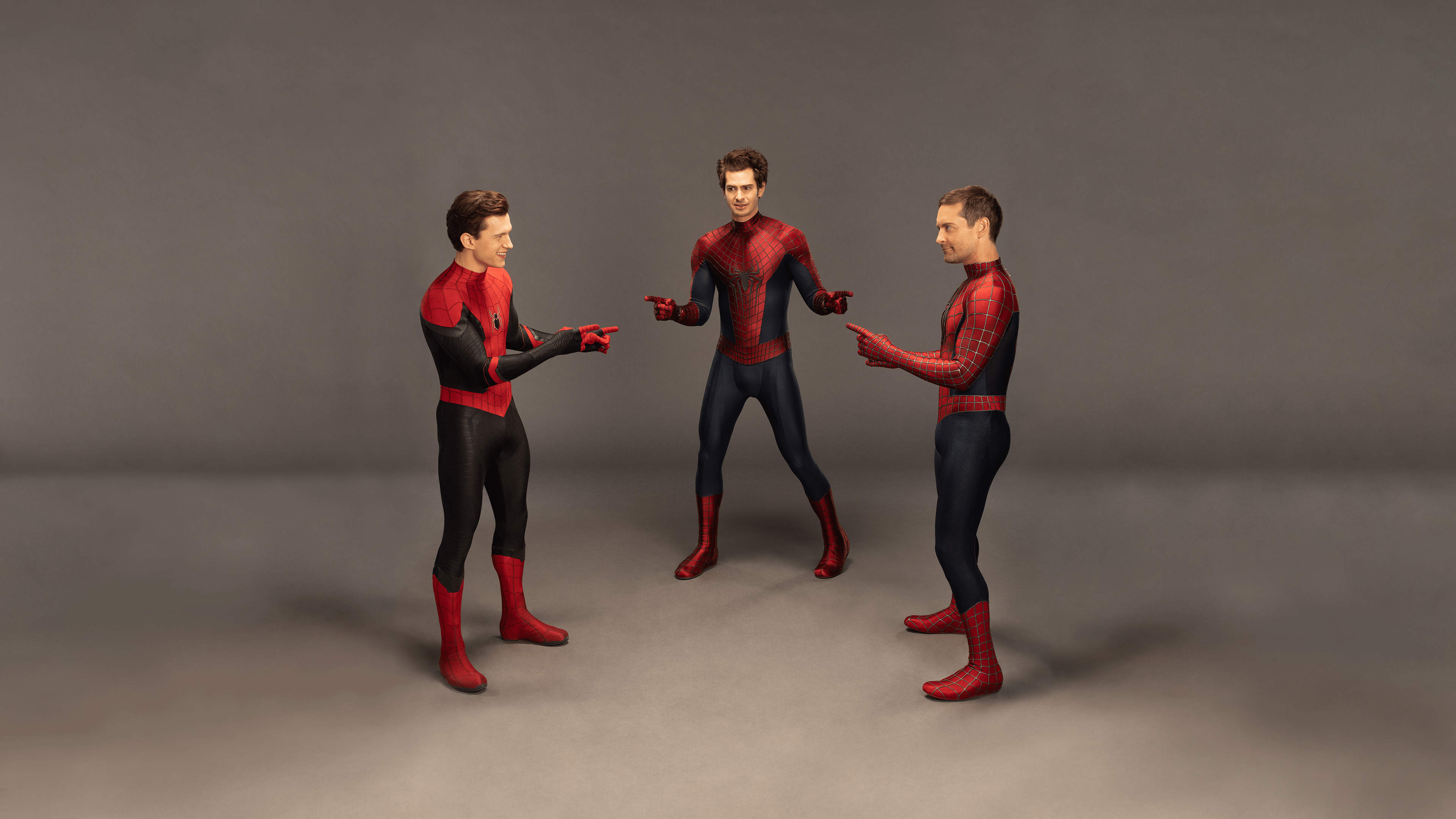 3840x2160 Spider Man: No Way Home Pointing Meme (3840x2160) (Desktop Wallpaper)