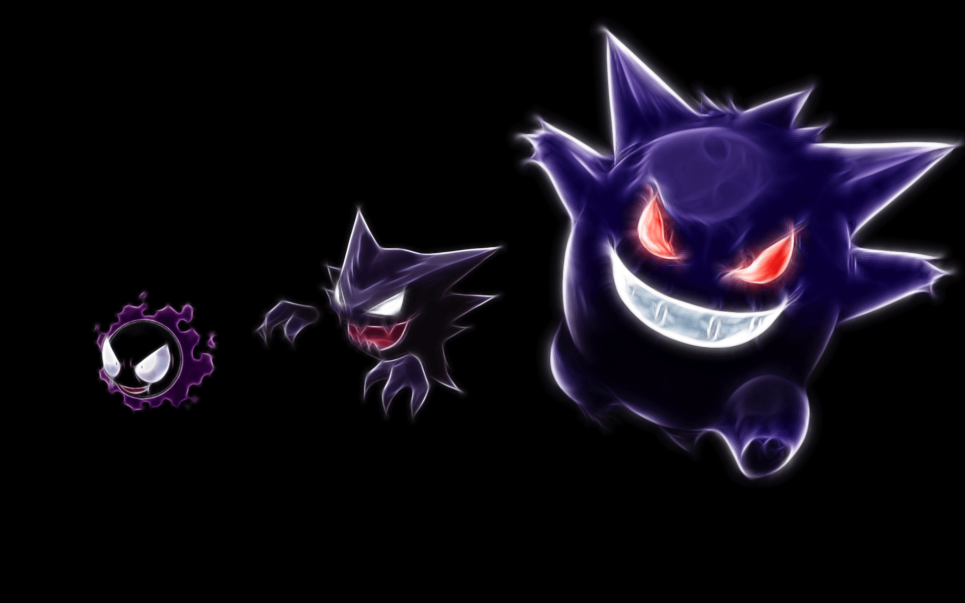 1920x1200 Gastly #Haunter #Gengar - #Pokemon Movies Shows • Gaming