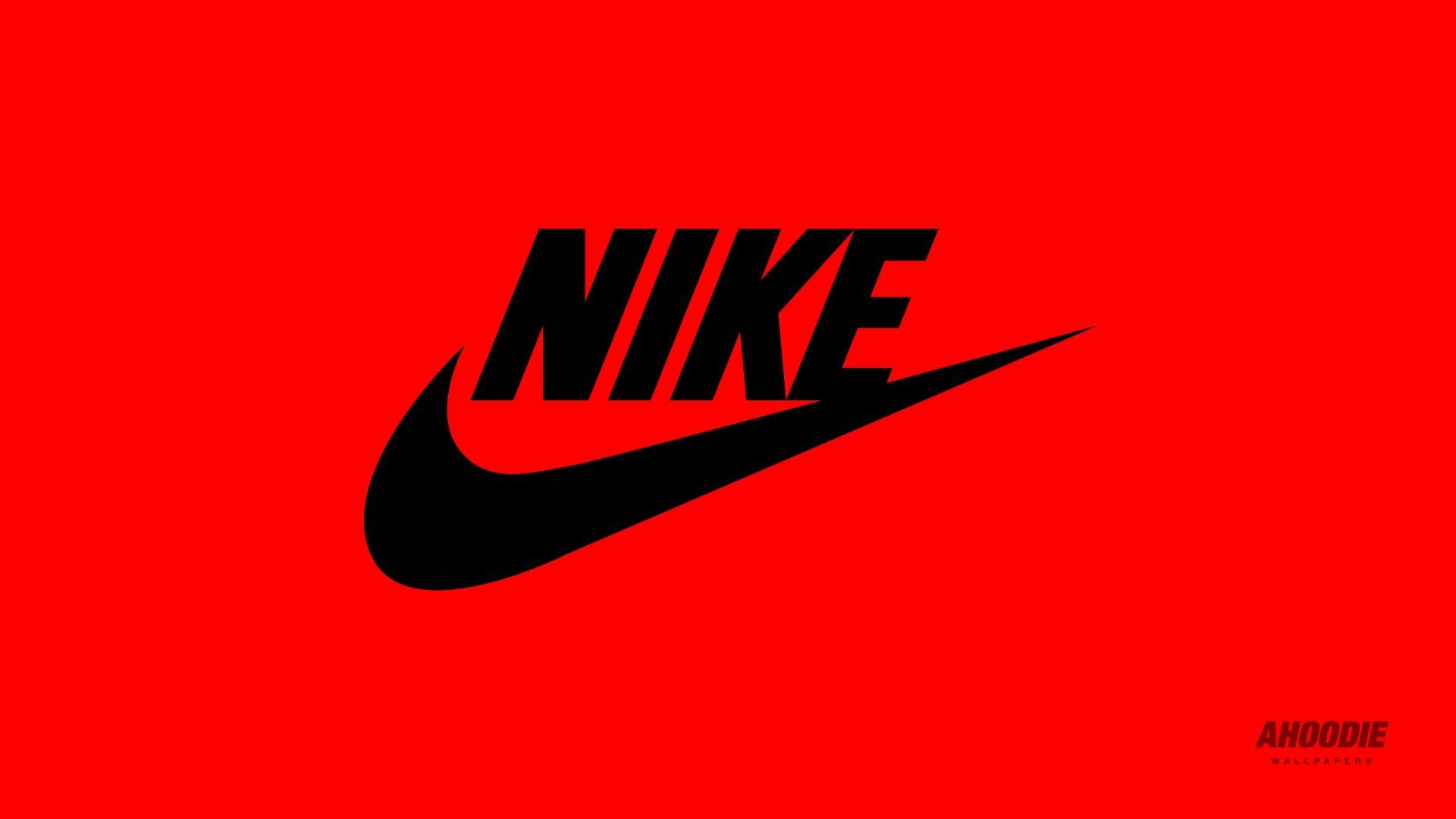 the red nike logo