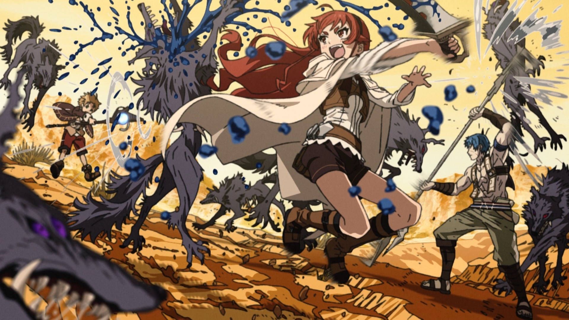 1920x1080 Download free Mushoku Tensei Fight