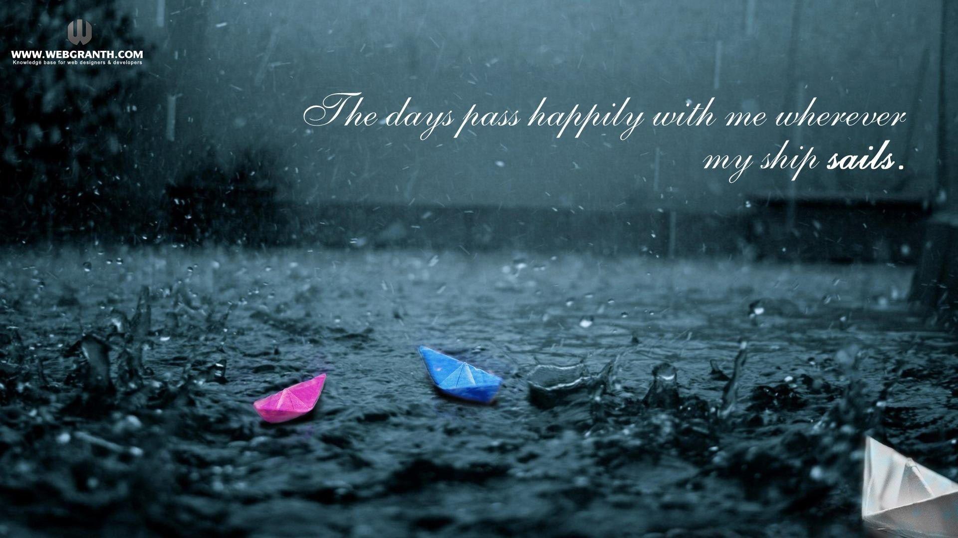 1920x1080 Rain Storm Wallpaper