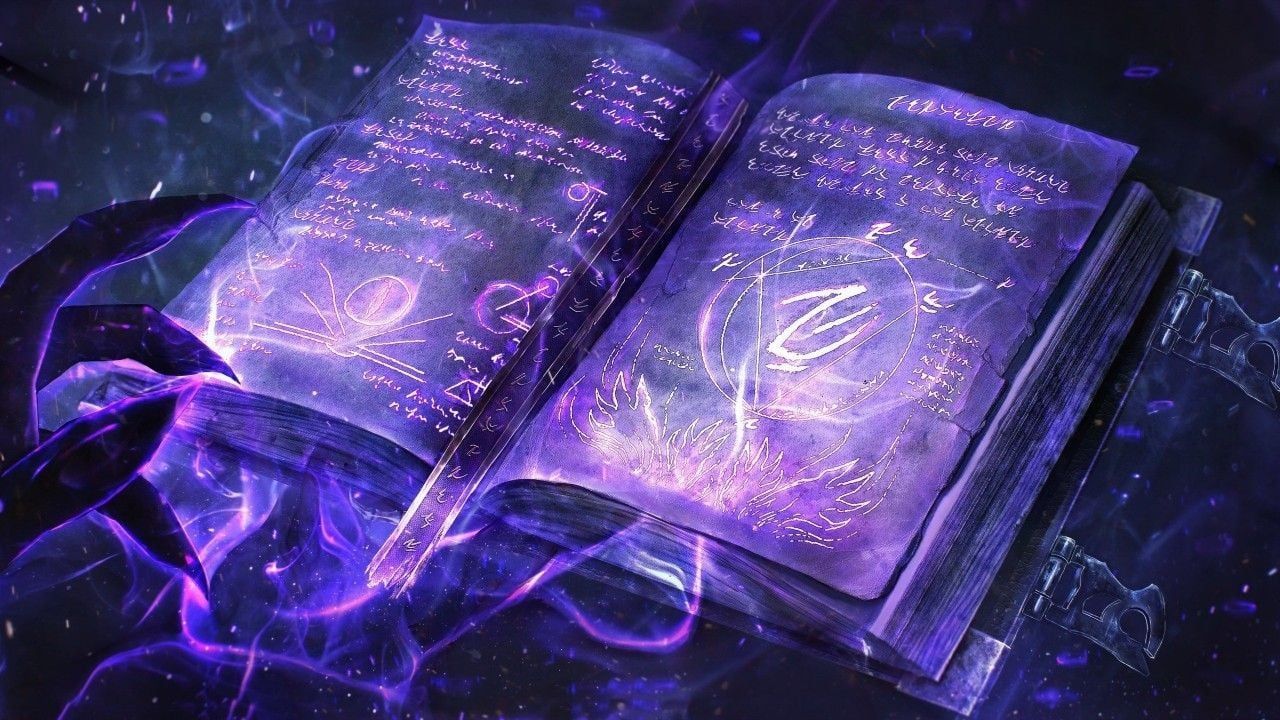 1280x720 Spellbook Wallpaper