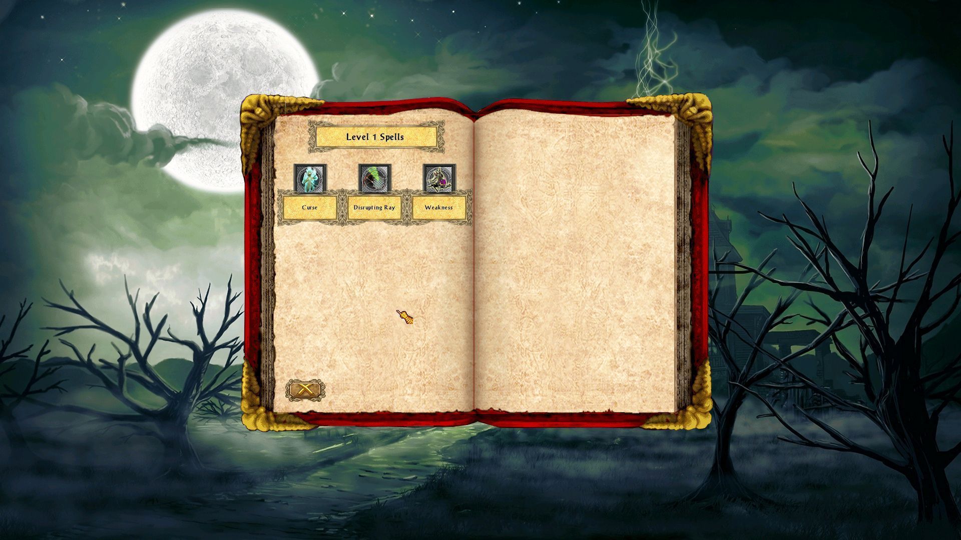 1920x1080 Heroes 4 Spellbook in Full HD
