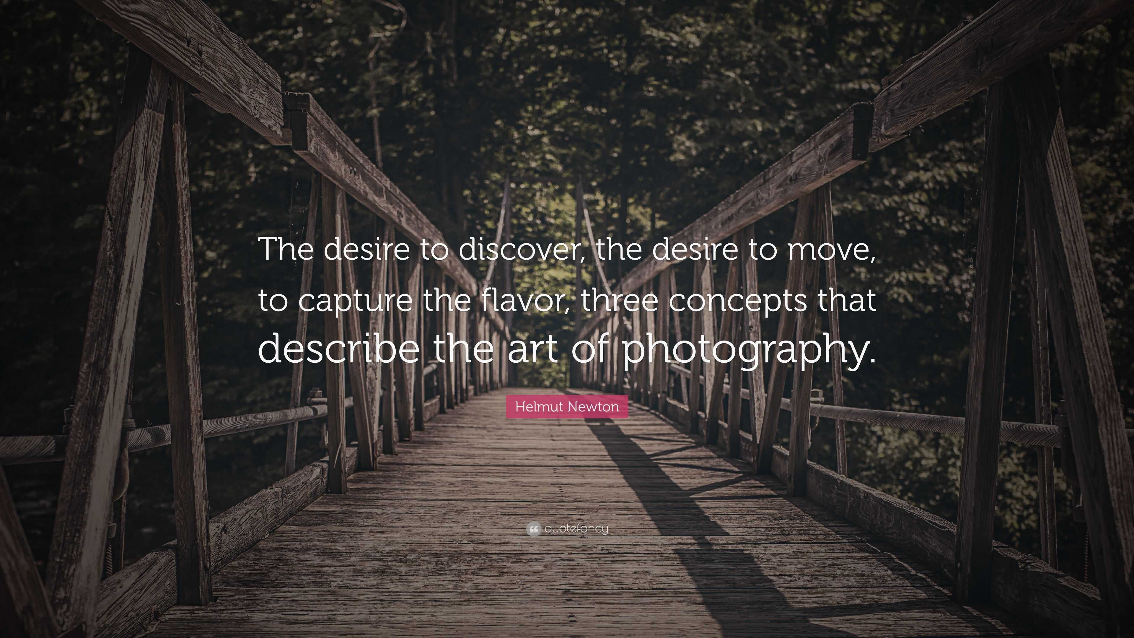 3840x2160 Helmut Newton Quote: “The desire to
