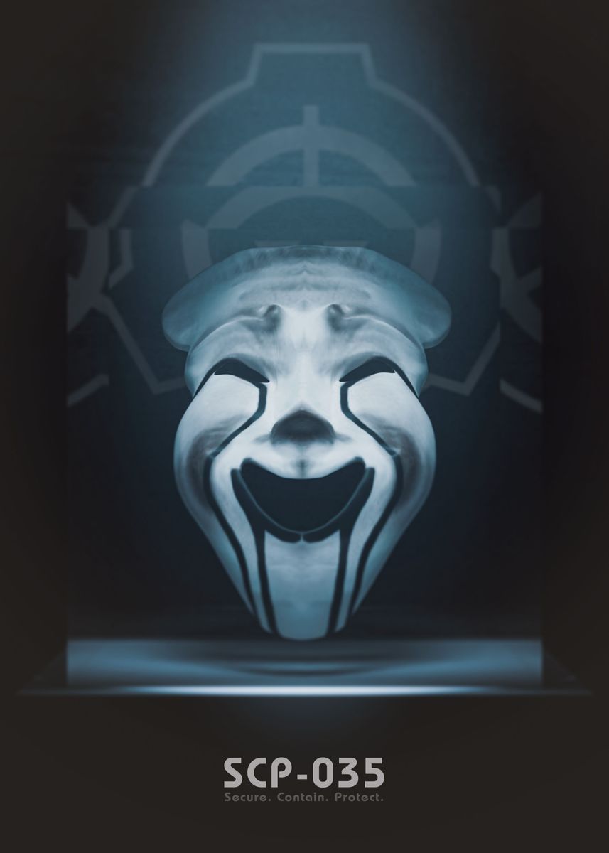 857x1200 SCP 035' Poster, picture, metal print