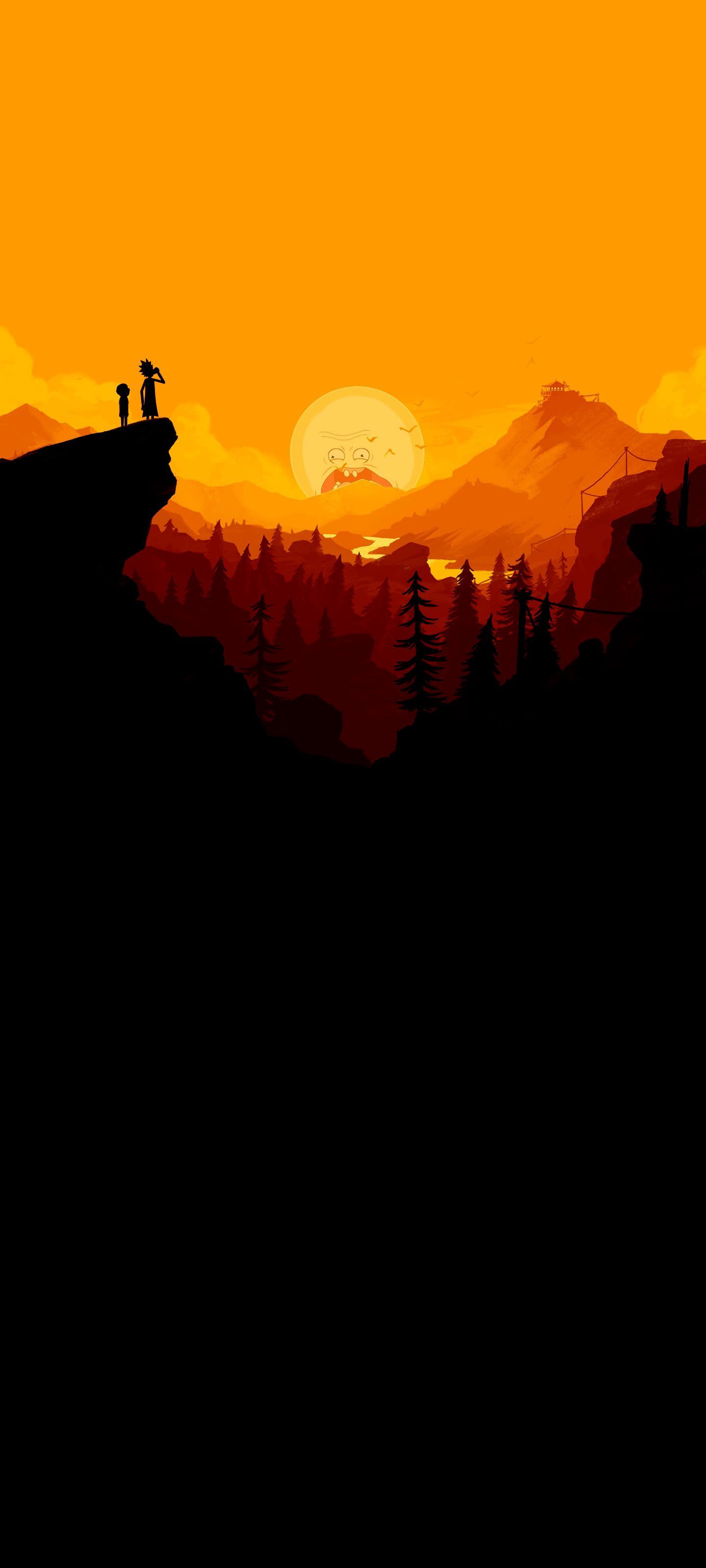 1440x3200 Black amoled wallpaper