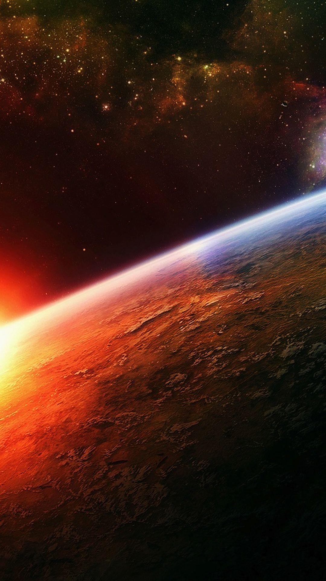 Space Sunrise Wallpapers - Top Free Space Sunrise Backgrounds