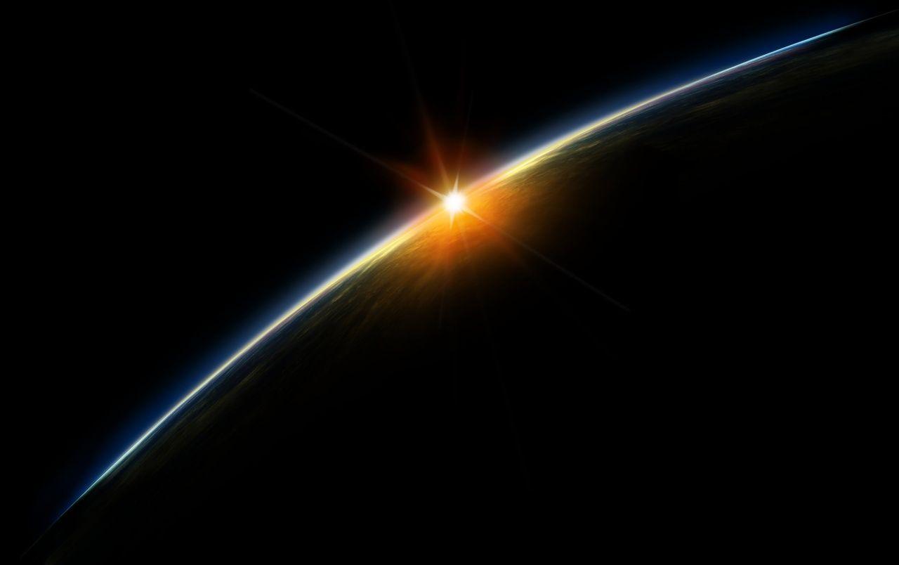 Space Sunrise Wallpapers - Top Free Space Sunrise Backgrounds ...