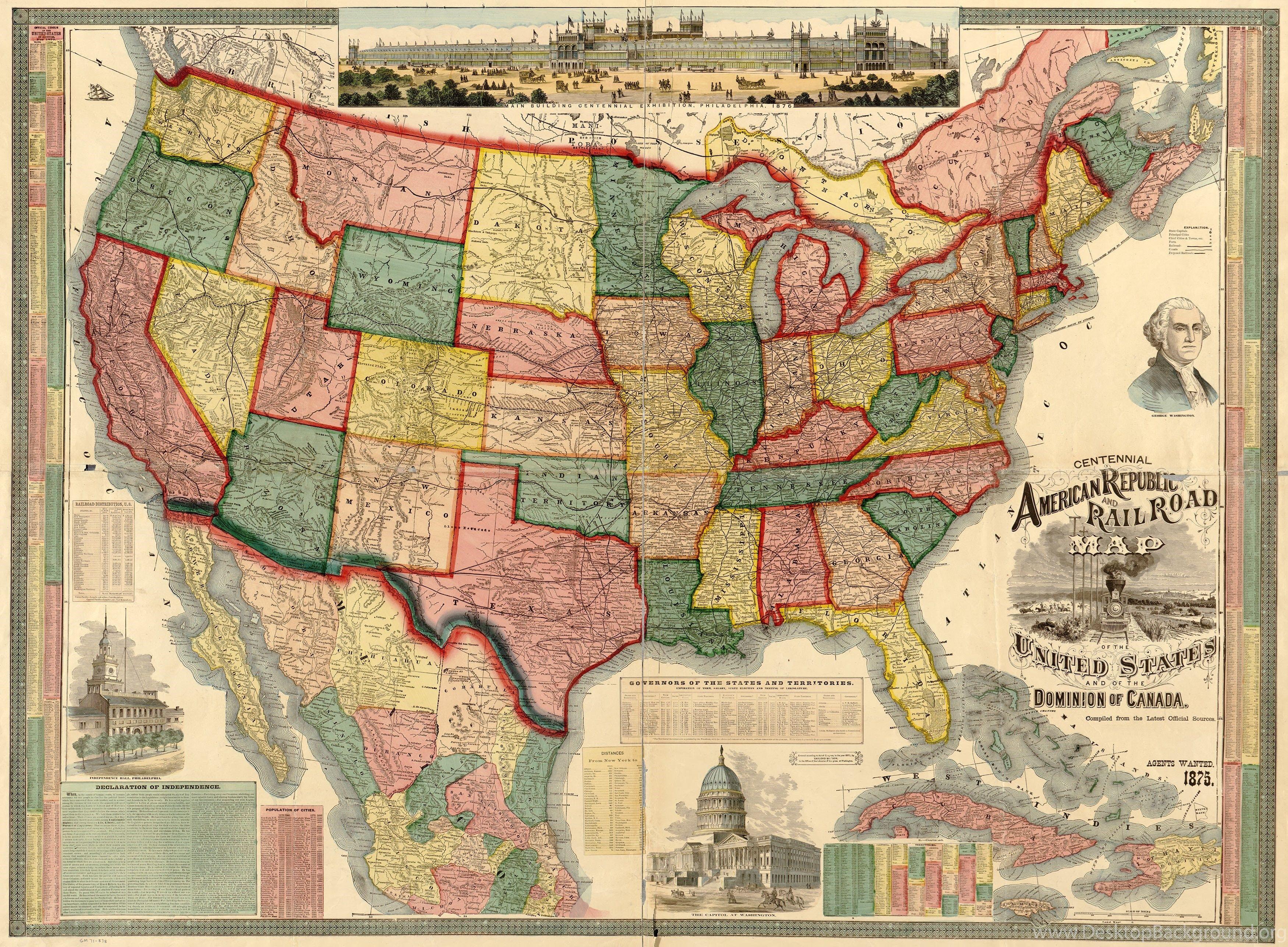 USA Map Wallpapers Top Free USA - 135963