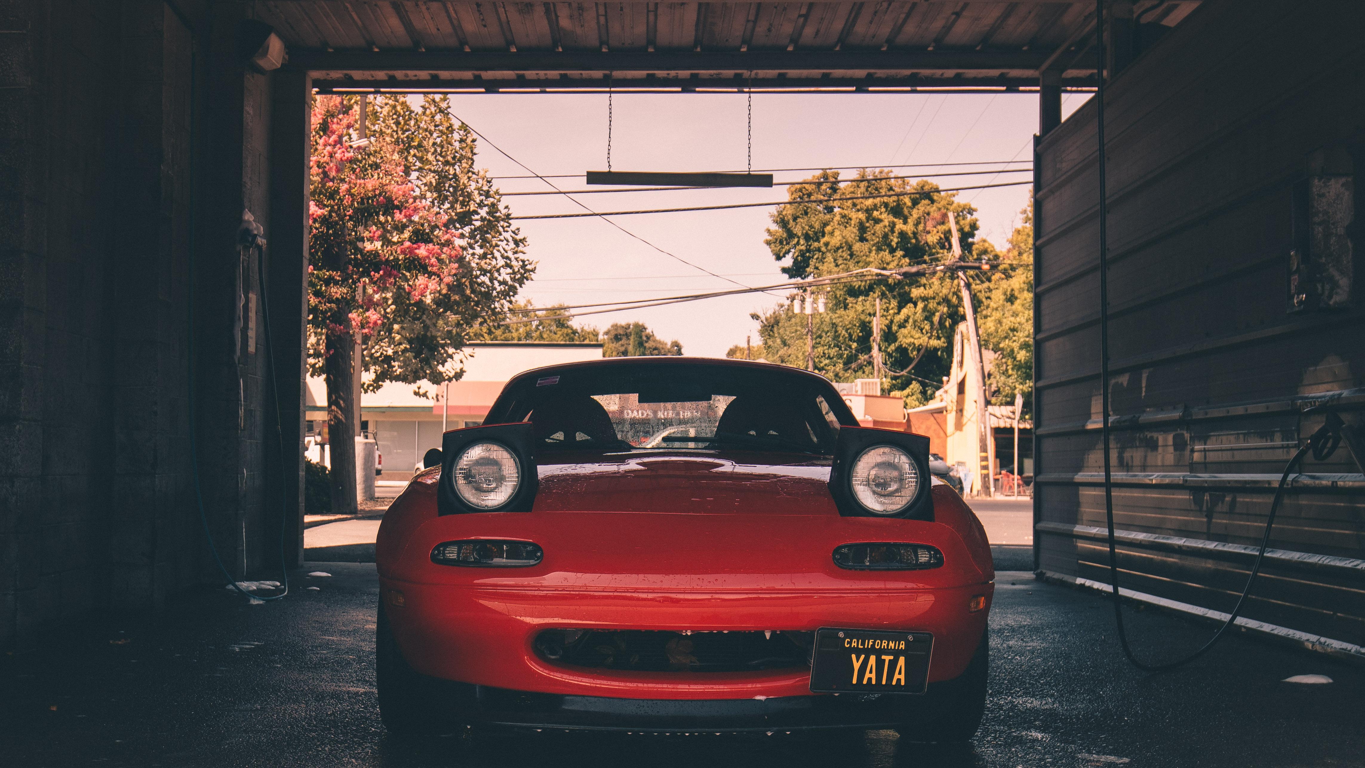 4572x2572 Fresh license plate, fresh car wash