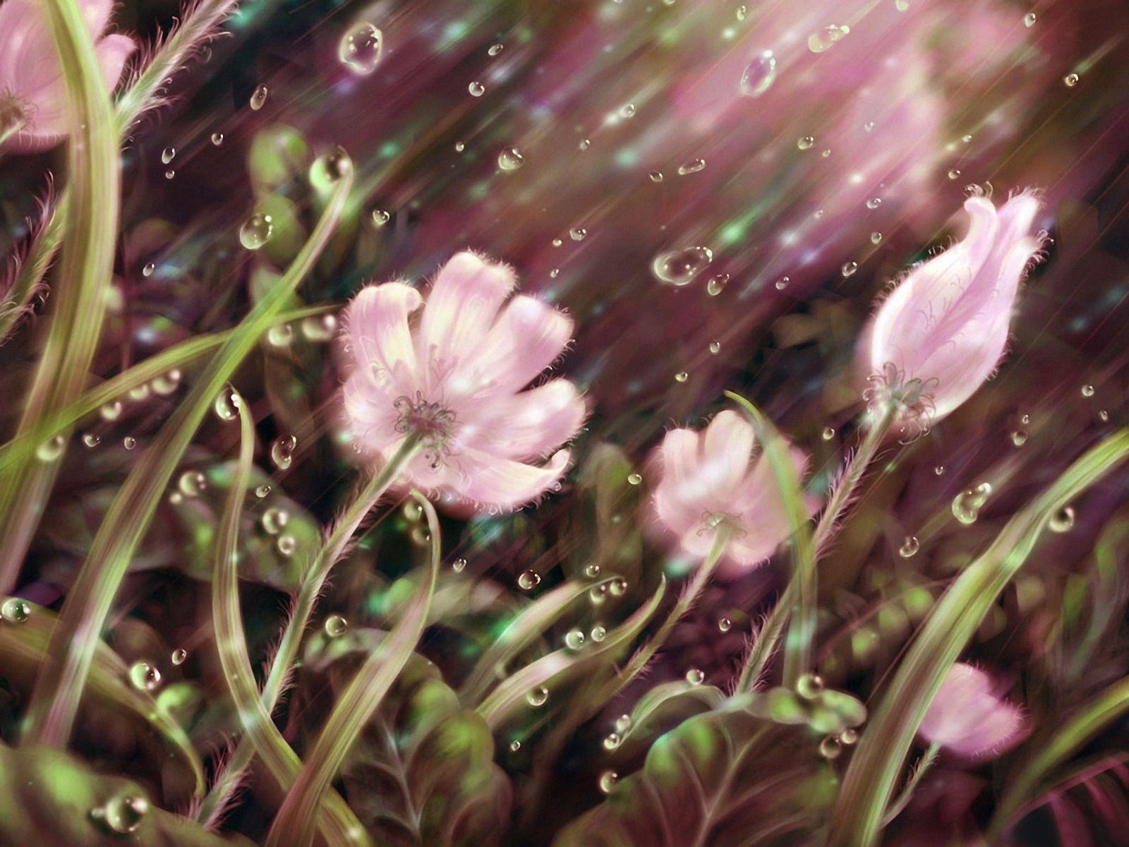 1600x1200 Summer Rain Wallpaper High Quality