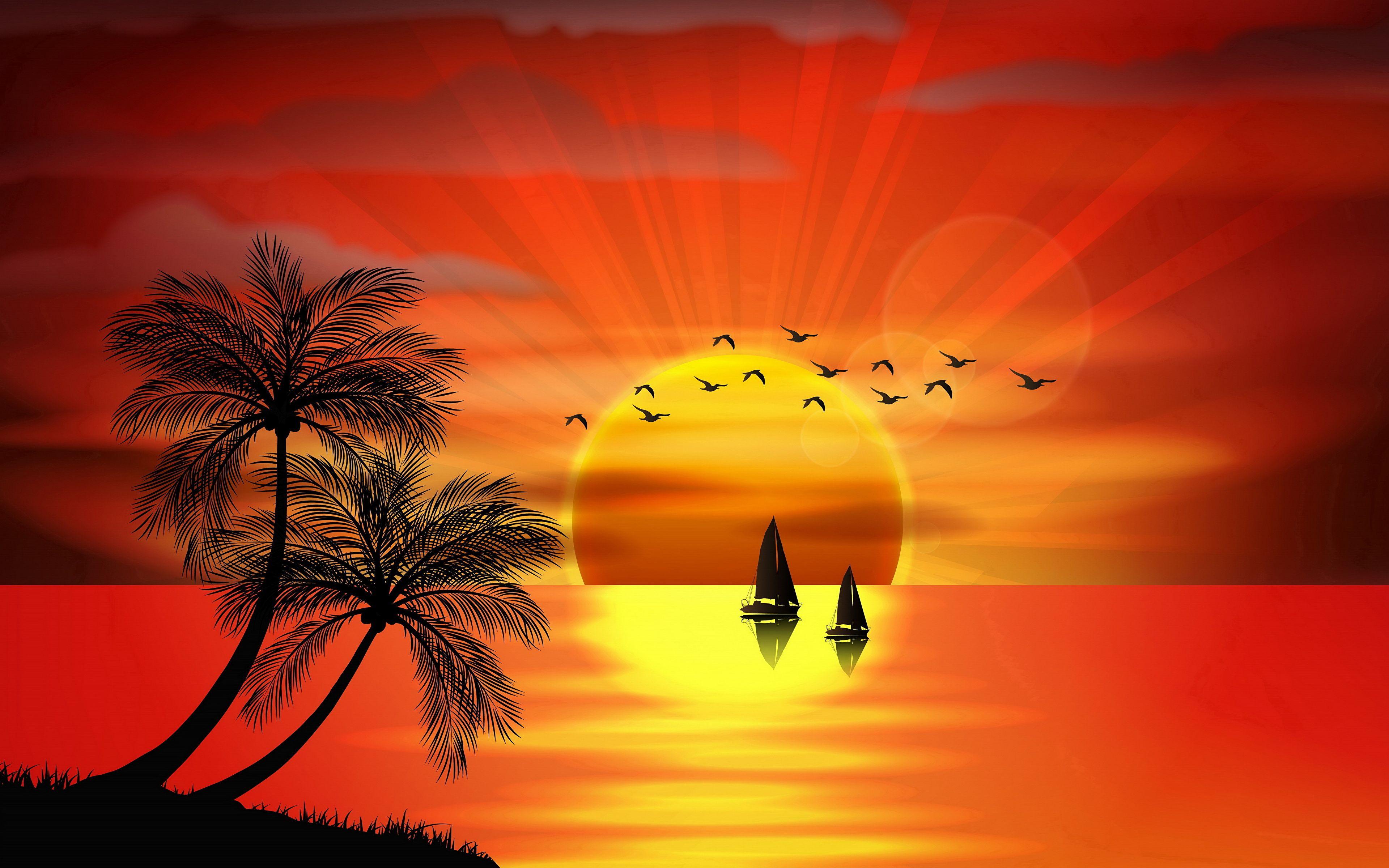 Island Sunrise Wallpapers Top Free Island Sunrise Backgrounds