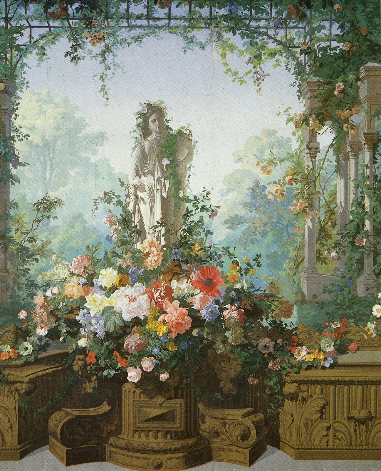 1297x1600 18Th Century Wallpaper. French