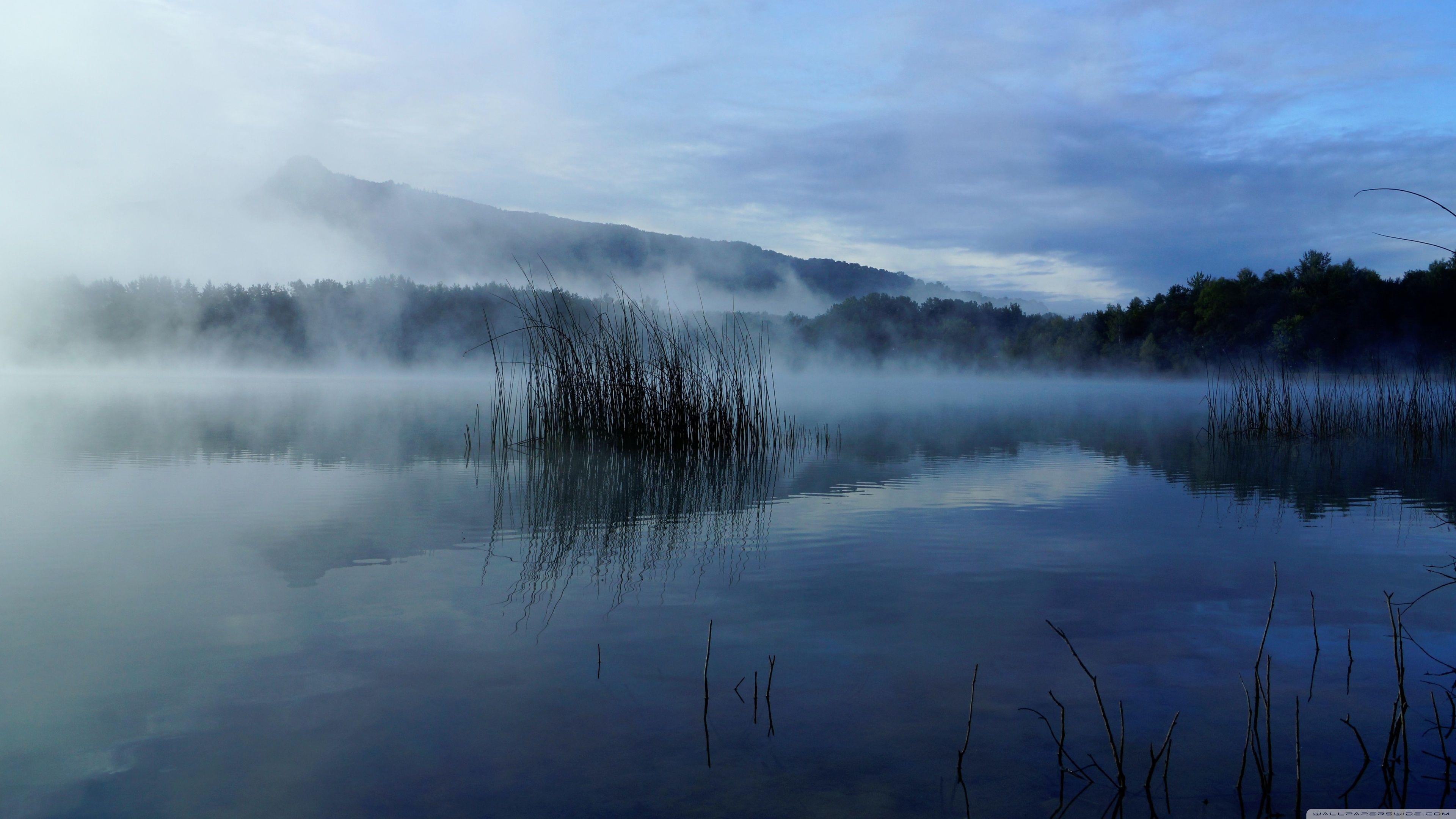 3840x2160 Foggy Lake ❤ 4k HD Desktop Wallpaper For 4k Ultra HD