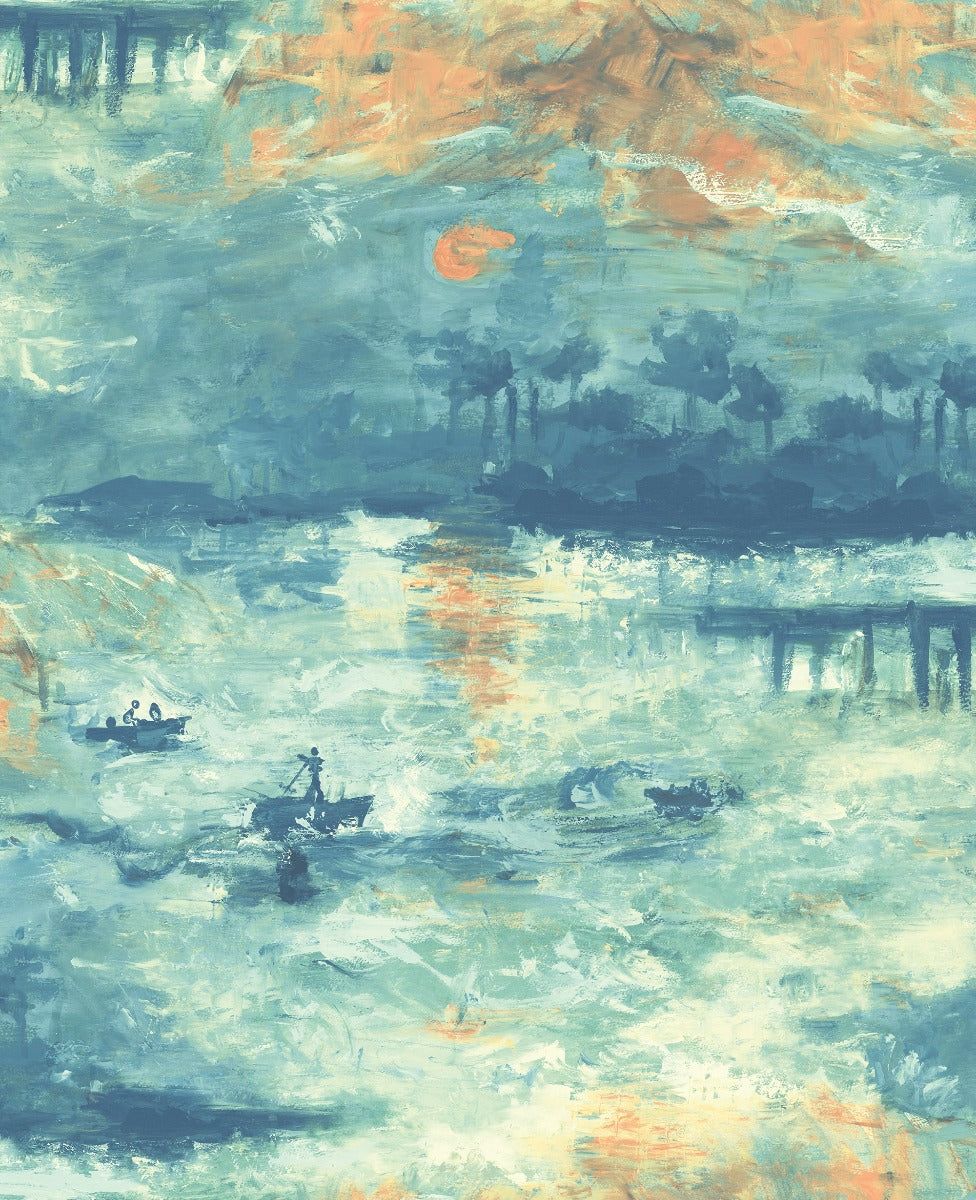 976x1200 Nautical Sunset FI70004 Seabrook Wallpaper