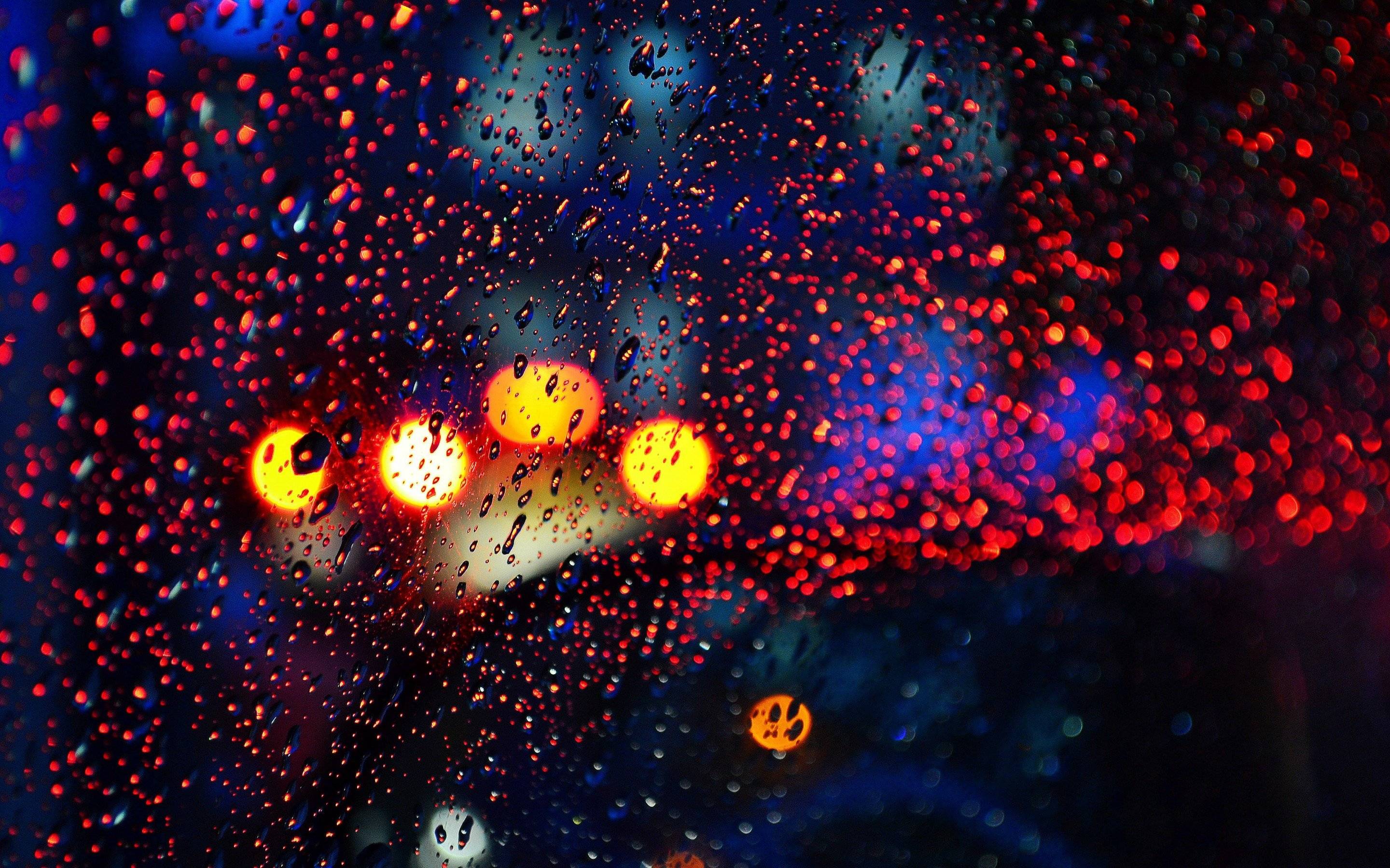 2880x1800 Raindrops wallpaper HD for desktop background