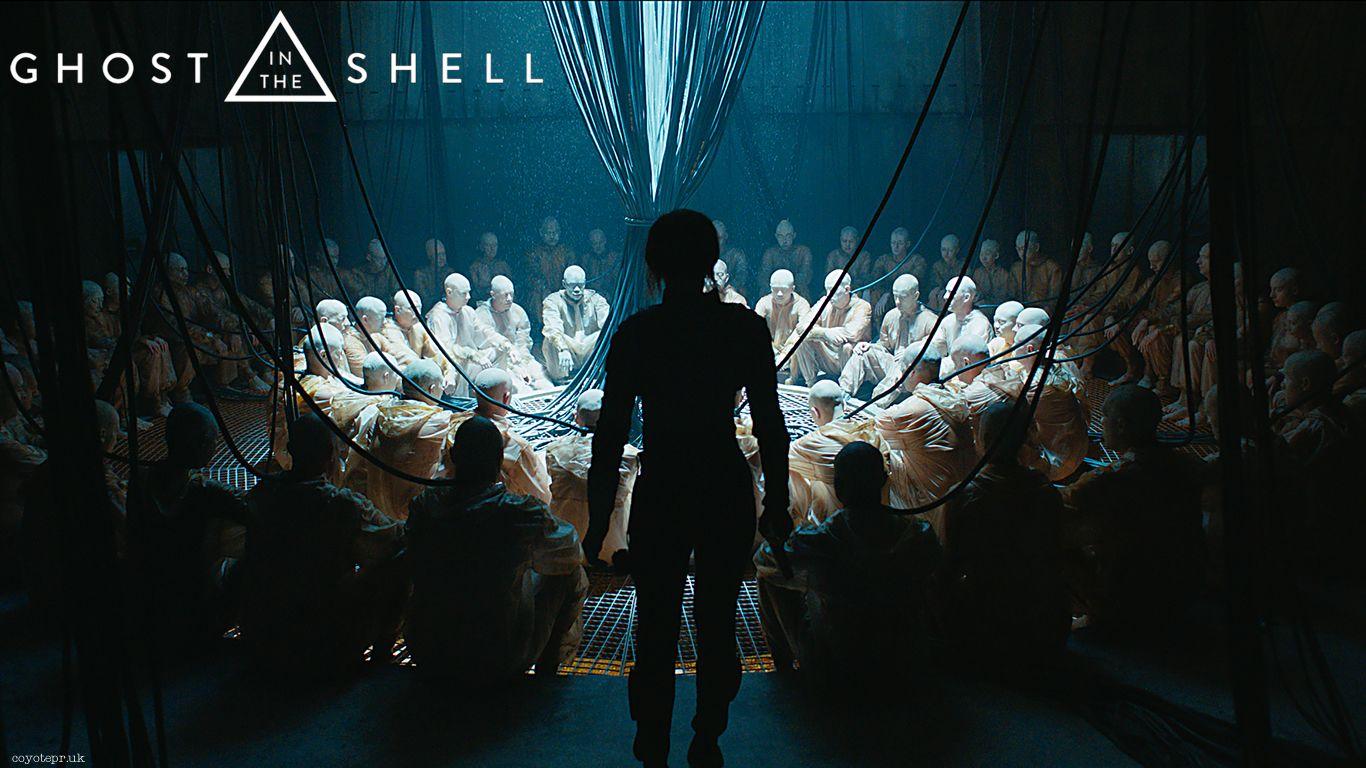 Ghost in the shell, city, movie, 1366x768 wallpaper