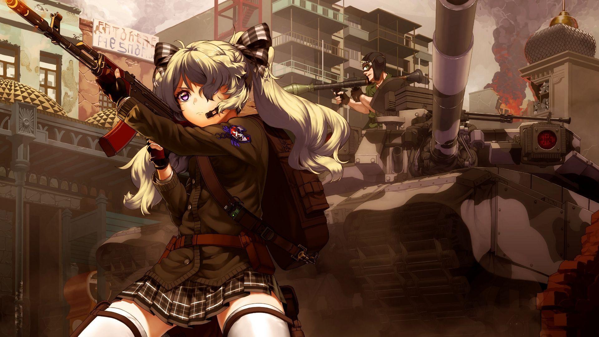 Anime war girl wallpaper by LMJee - Download on ZEDGE™