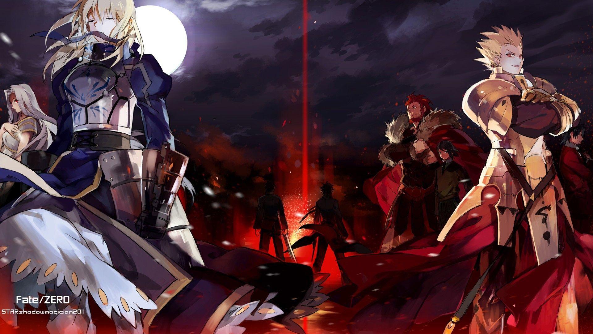 Fate Zero Wallpapers Top Free Fate Zero Backgrounds Wallpaperaccess
