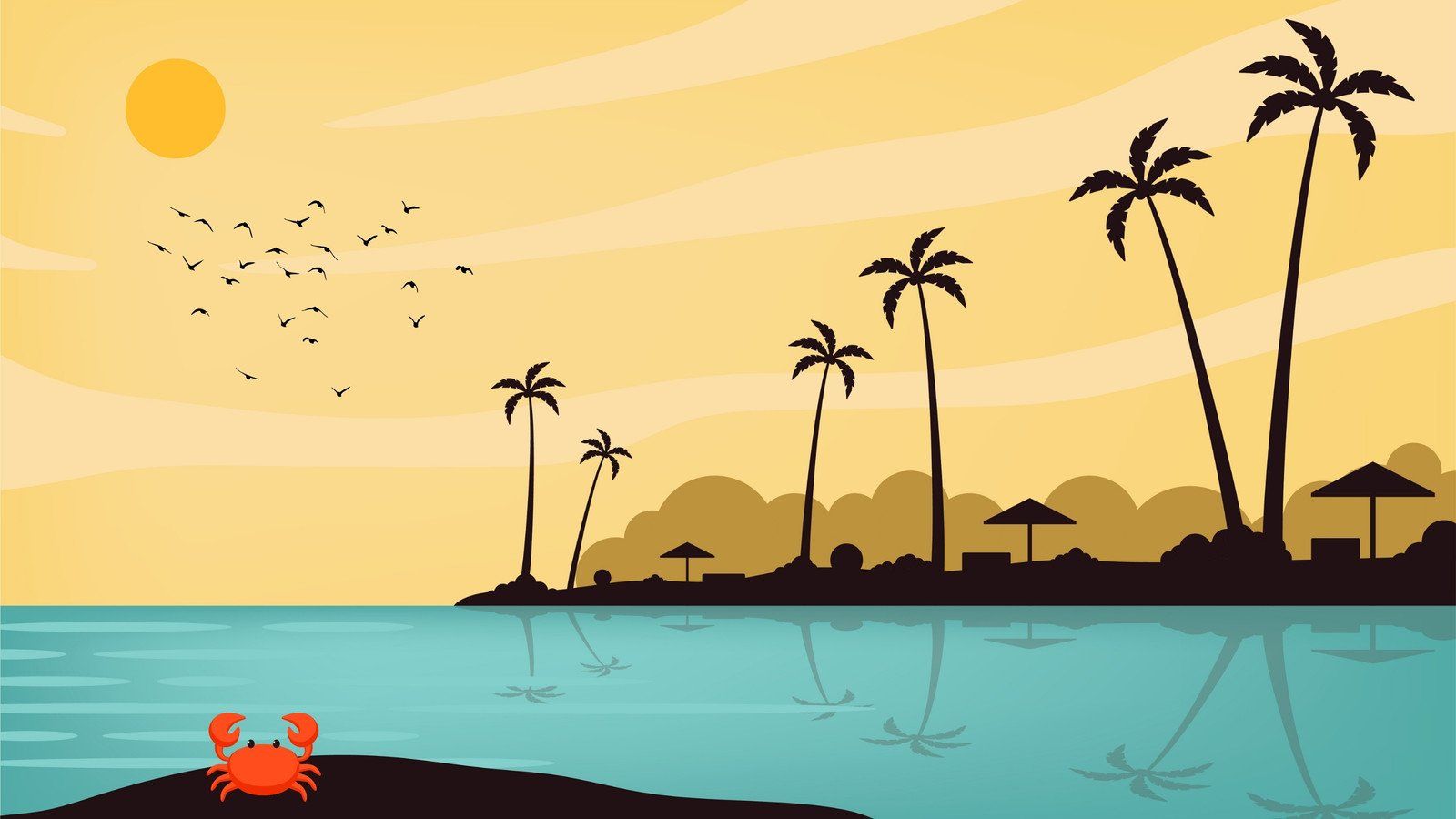 1600x900 beach desktop wallpaper templates