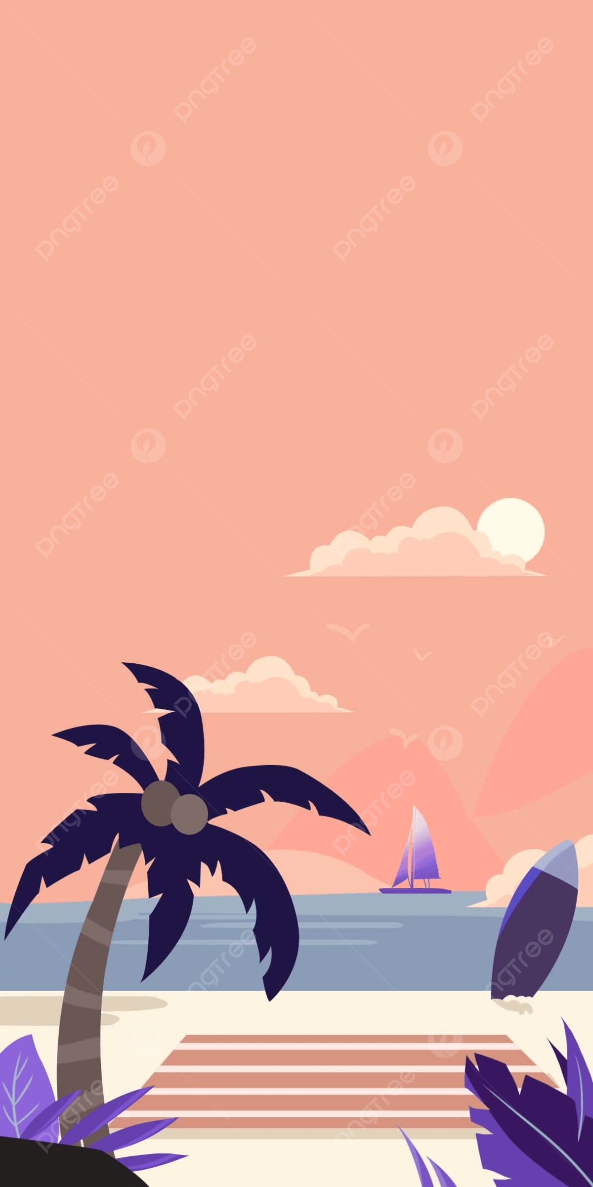 1200x2400 Island Beach Mobile Wallpaper