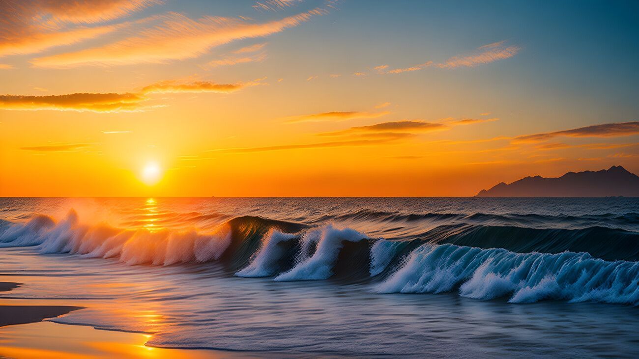 1300x731 beach wallpaper. Abposters