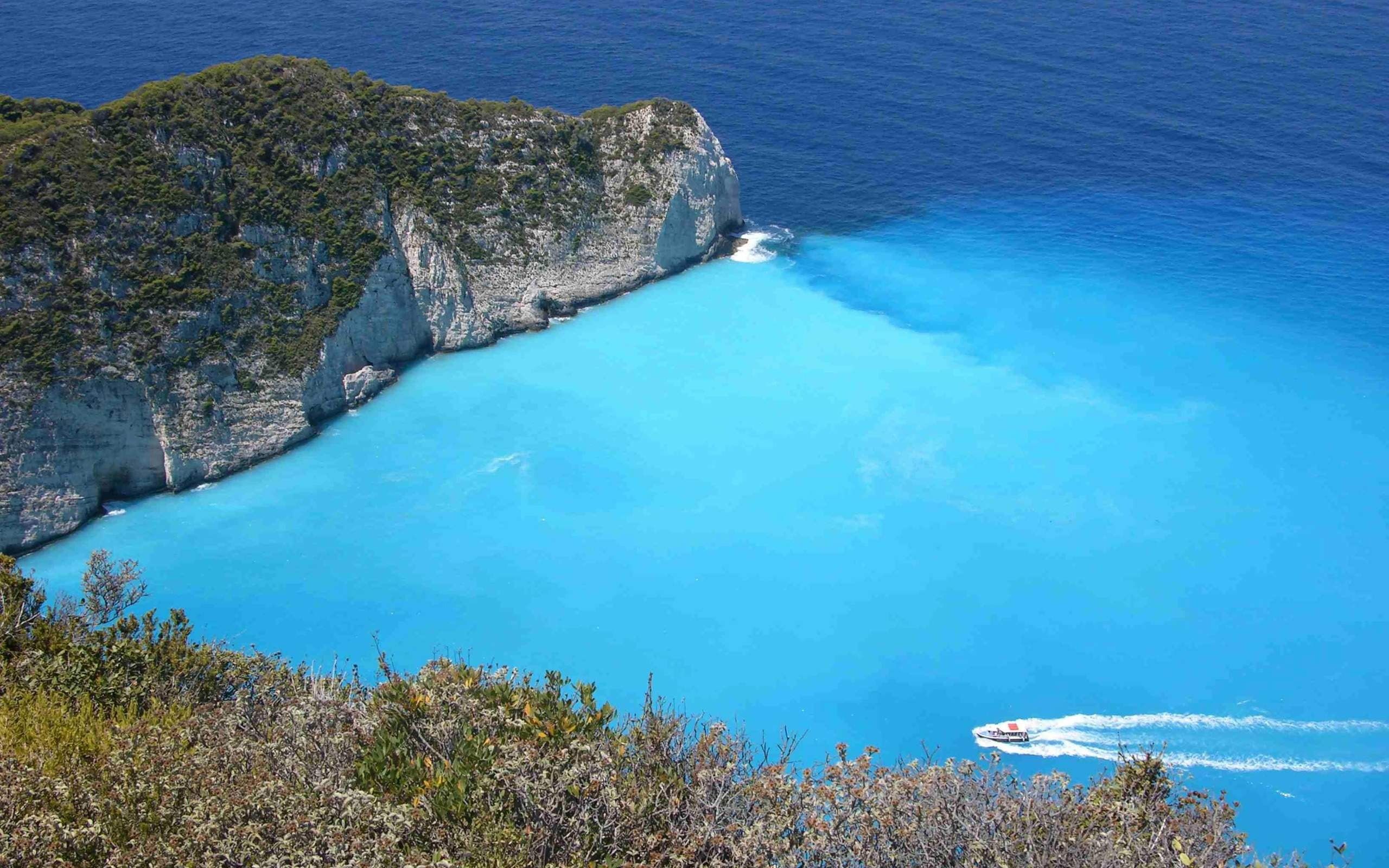 2560x1600 HD Wallpaper: Kefalonia Sunny Beach