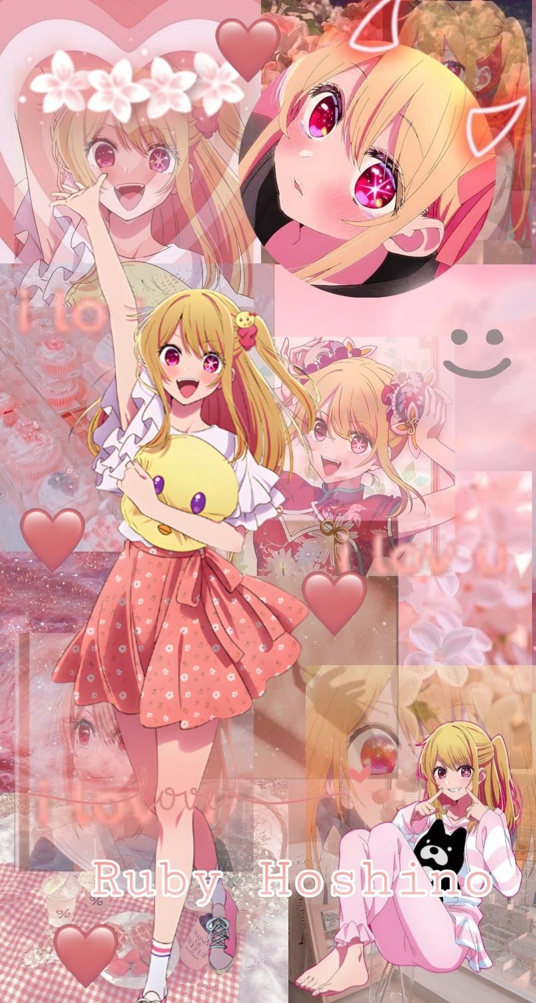 1080x2022 Hoshino Ruby Wallpaper
