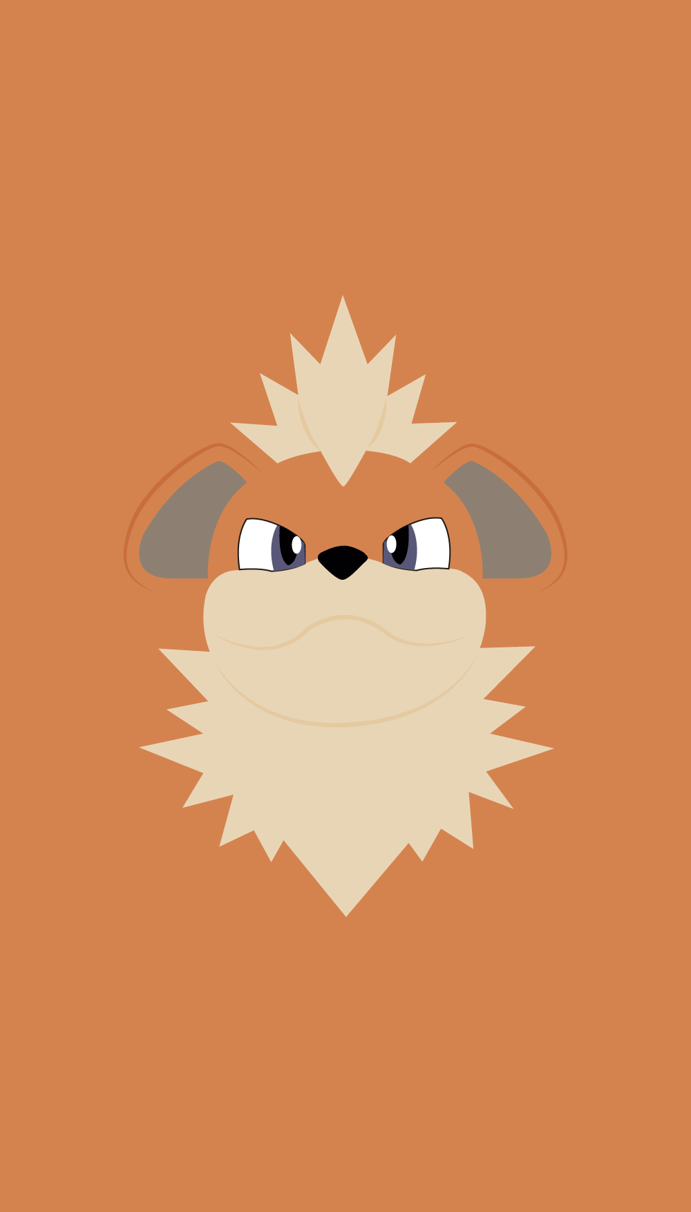 1000x1754 Pokemon Wallpaper Growlithe. Society Six. Pokemon