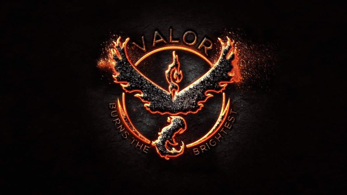 1191x671 Red Team Valor Pokemon GO wallpaper HD 2016 High Resolution