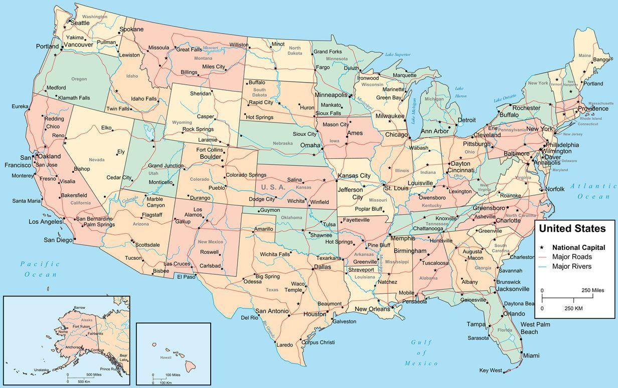 USA Map Wallpapers - Top Free USA Map Backgrounds - WallpaperAccess