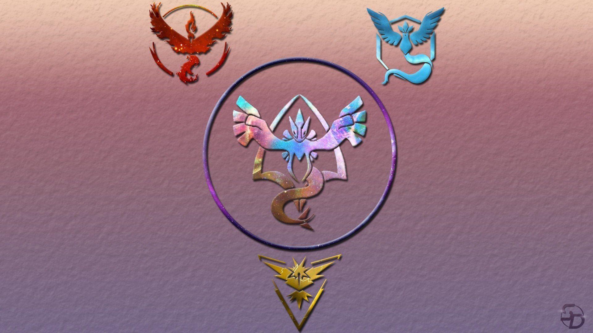 1920x1080 Computerspiele Pokemon GO Pokémon Team Mystic Team Valor