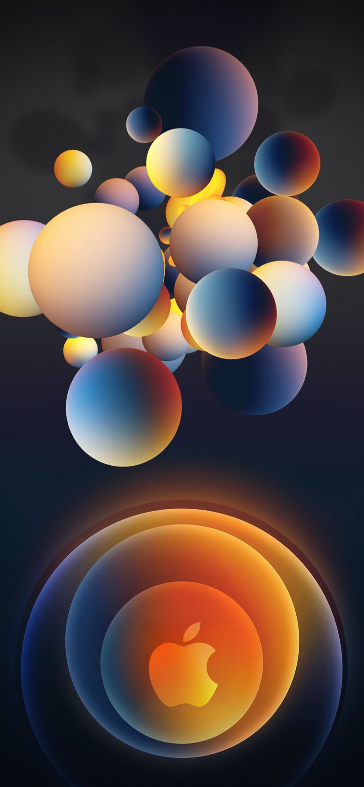 736x1592 Apple logo wallpaper iphone