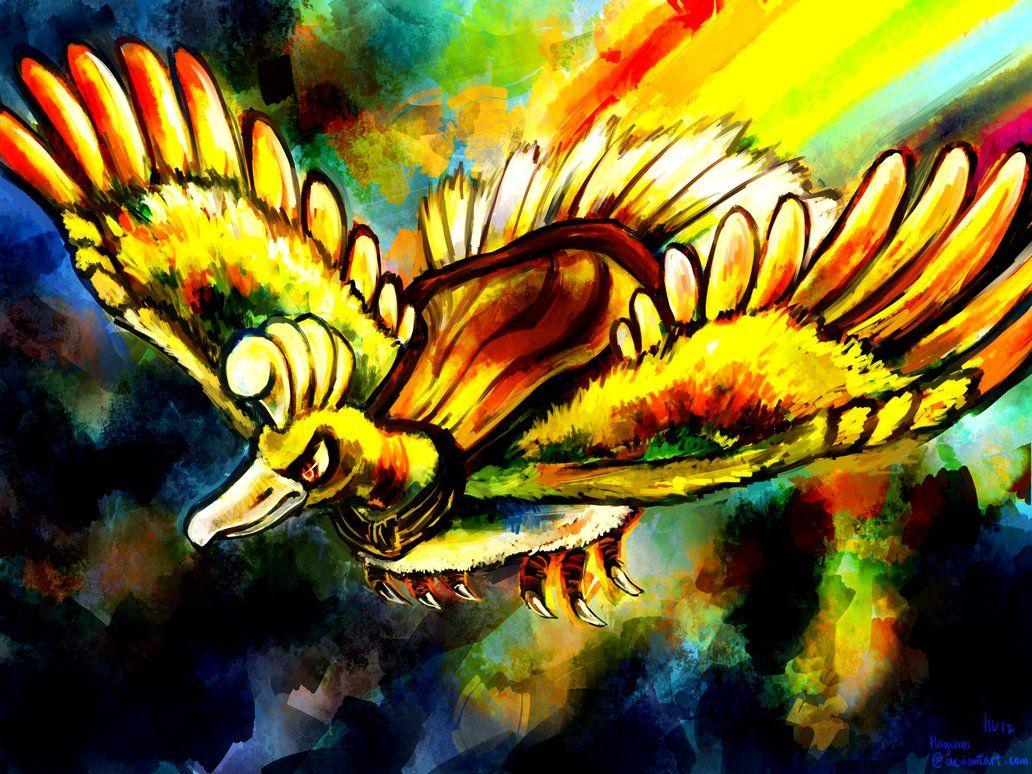 1032x774 Go Back Image For Ho Oh And Lugia Wallpaper three