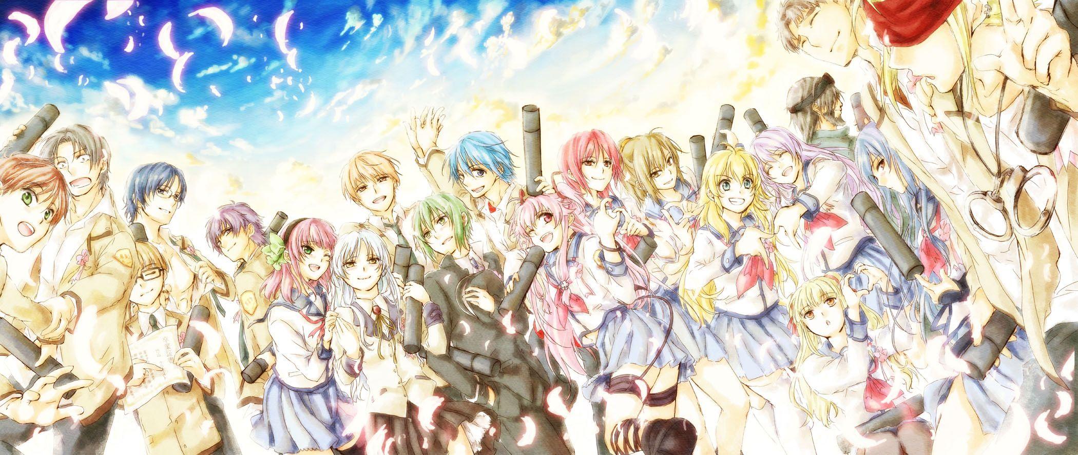 2100x887 Angel Beats! Beats! Fan Art