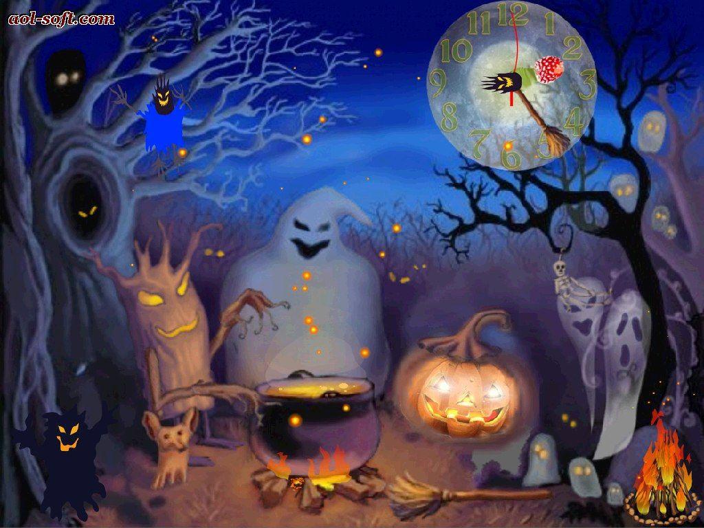 1024x768 Halloween Live Wallpaper for PC