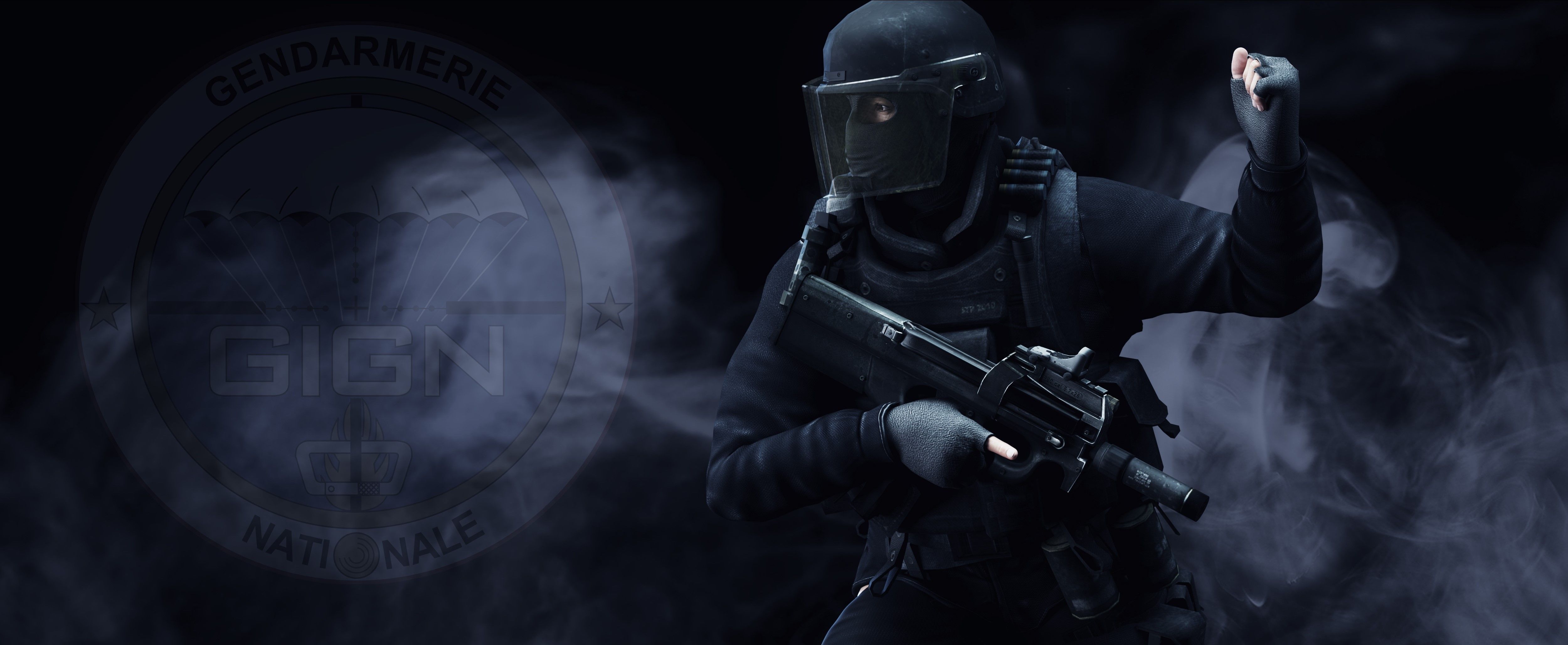5000x2056 Gendarmerie Wallpaper