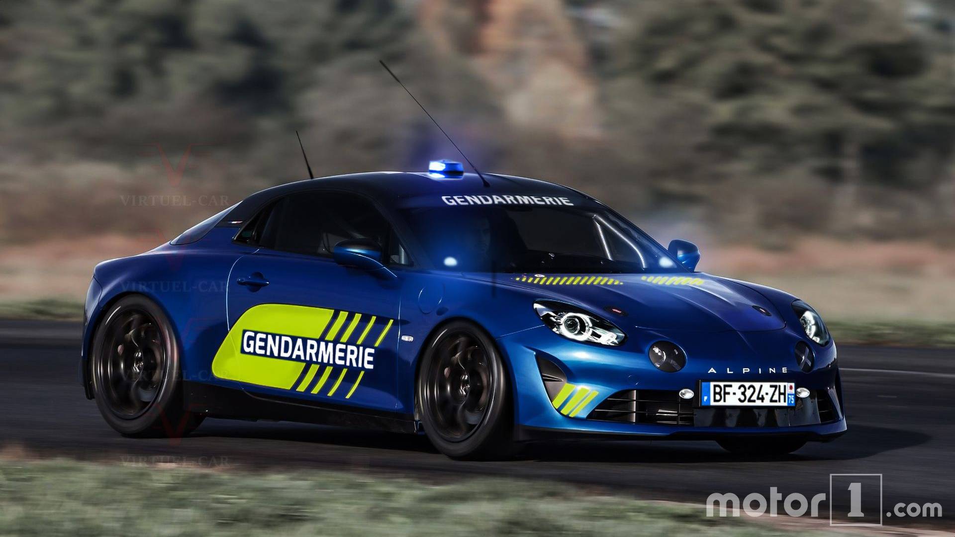 1920x1080 French Police Orders 26 Alpine A110 Mid