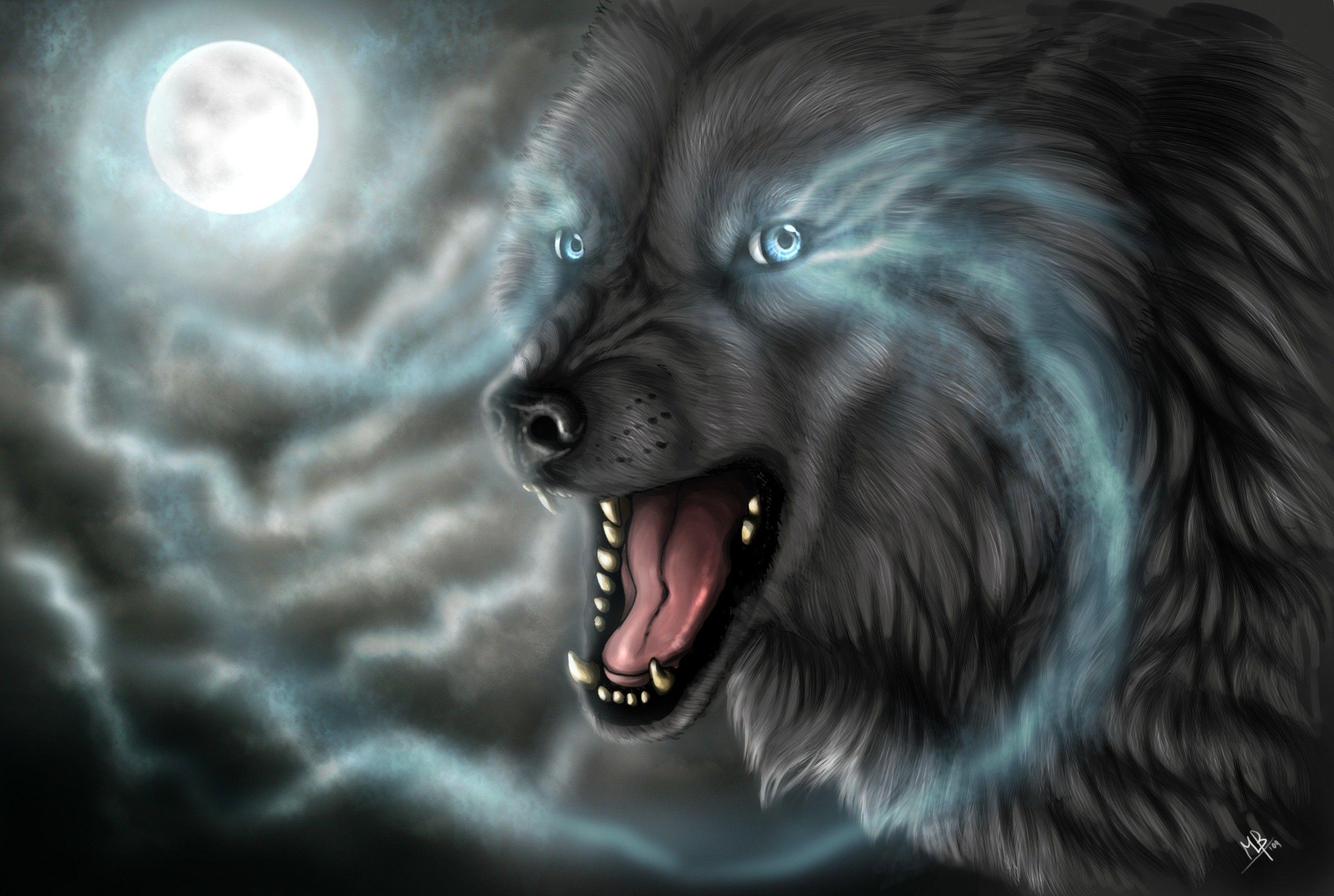 2799x1880 Black Werewolf Wallpaper