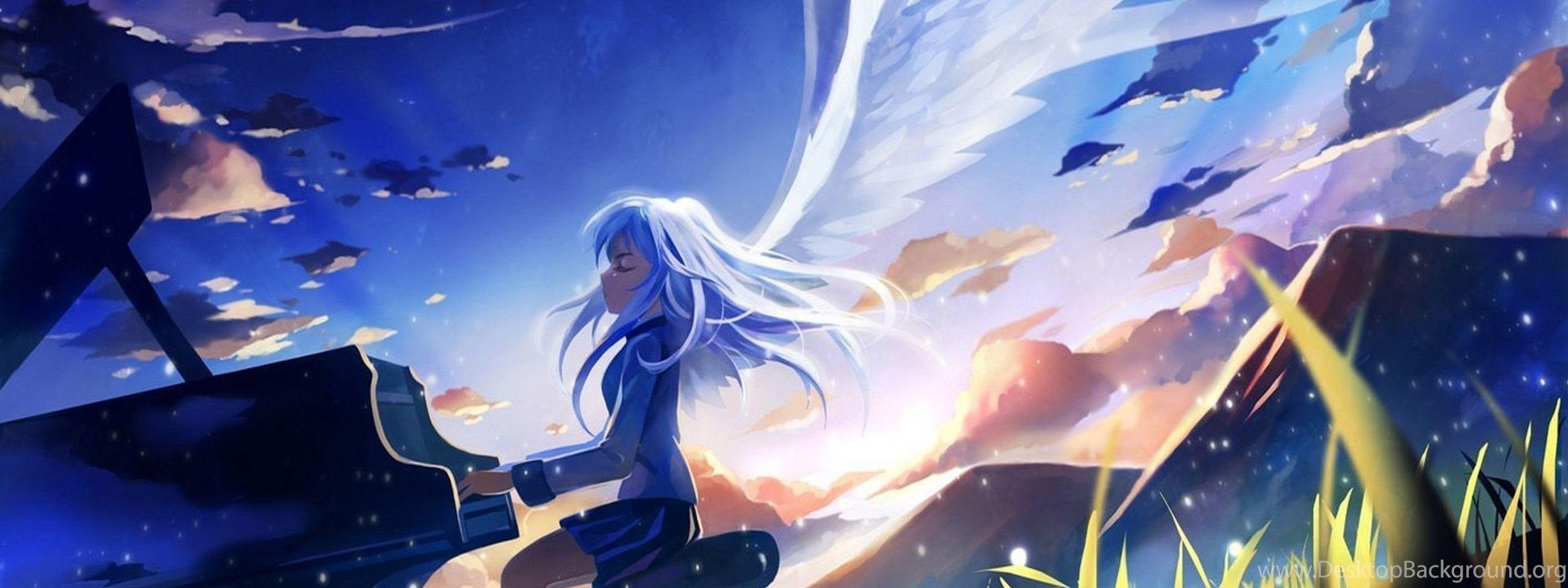 2560x960 Angel Beats! Computer Wallpaper, Desktop Background