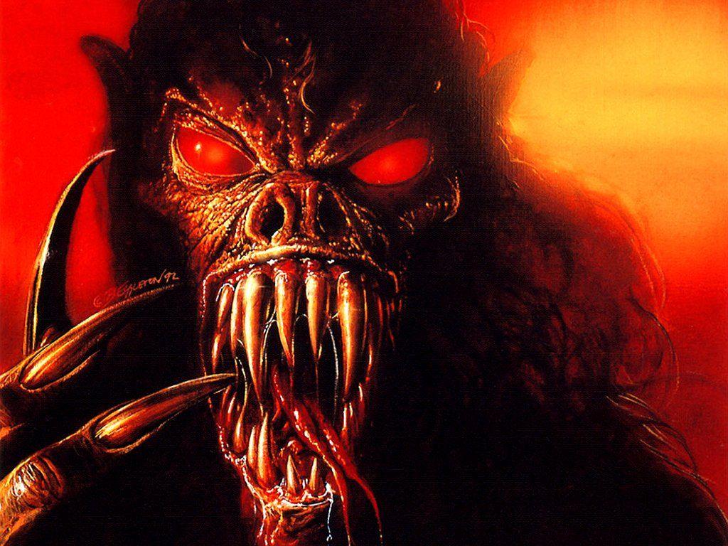 1024x768 Download Scary black themed horror wallpaper 1 Design