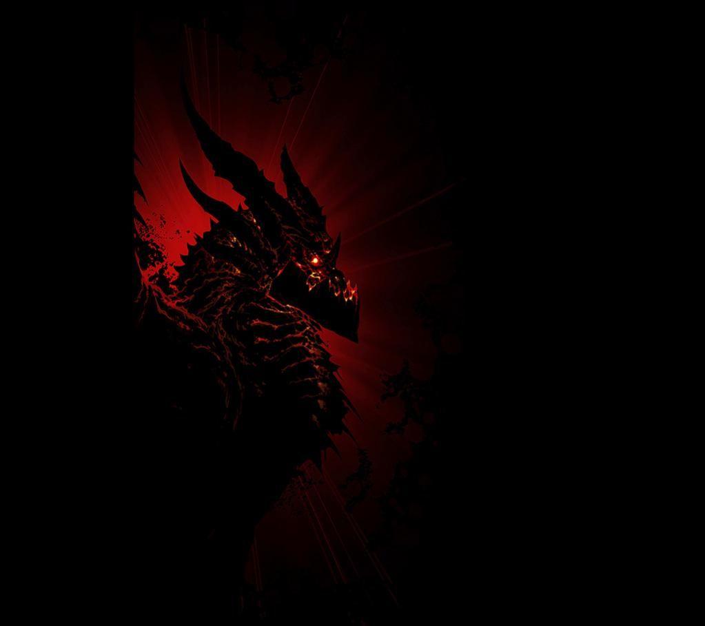 1023x909 Red And Black Dragon Wallpaper. (2560x1600 24.April.2018)