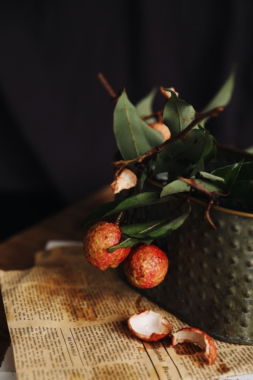 853x1280 Litchi Fruit Newspaper
